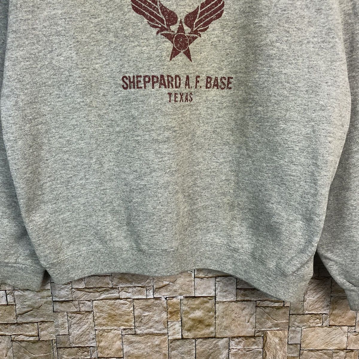 Alpha Industries × Vintage Alpha Industries U.S Air Force Grey Sweatshirt #A796 Size US L / EU 52-54 / 3 - 6 Thumbnail