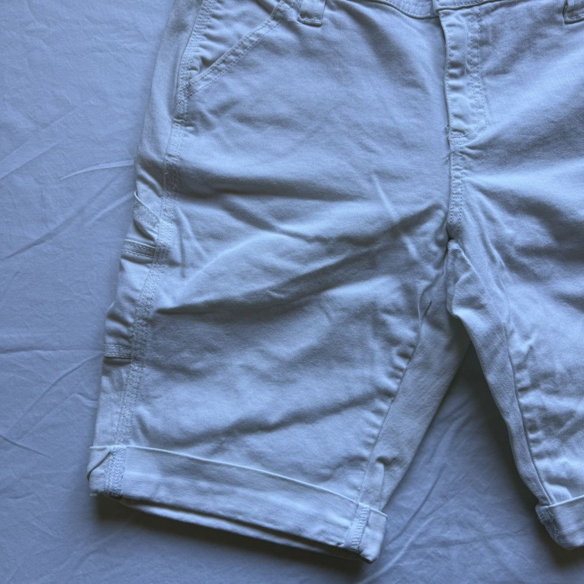Dickies Dickies Women’s Carpenter Shorts 11/30 White Cuffed Size 34" / US 12 / IT 48 - 3 Thumbnail