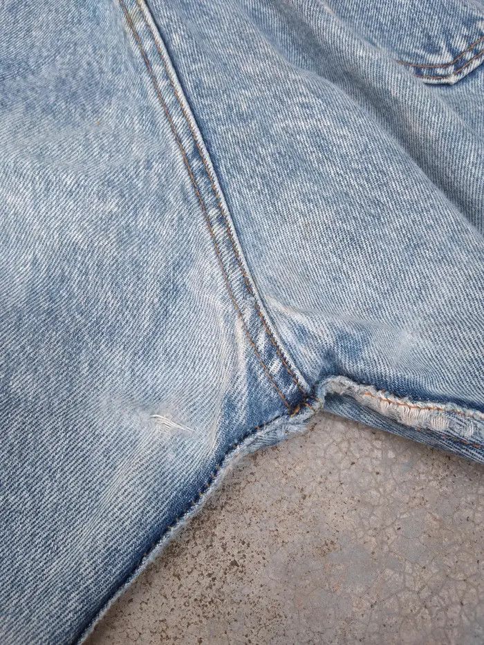 Levi's × Vintage 1989 Vintage Levis 501 Made In USA Distressed Jeans 36x30 Size US 36 / EU 52 - 4 Thumbnail
