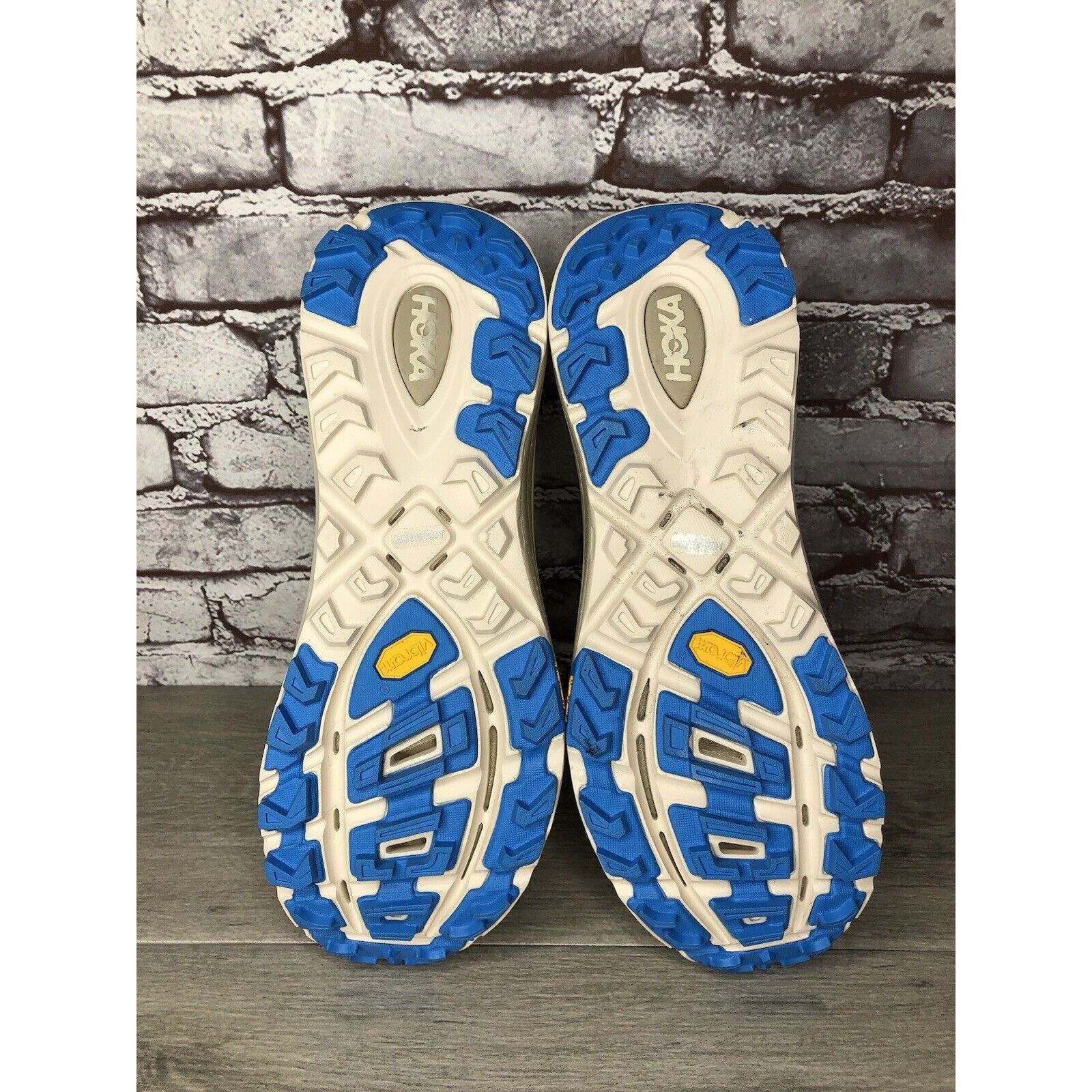 Hoka Hoka One Mafate Speed 2 Eggnog Gray Mesh Neon Yellow Running Size US 14 / EU 47 - 9 Thumbnail