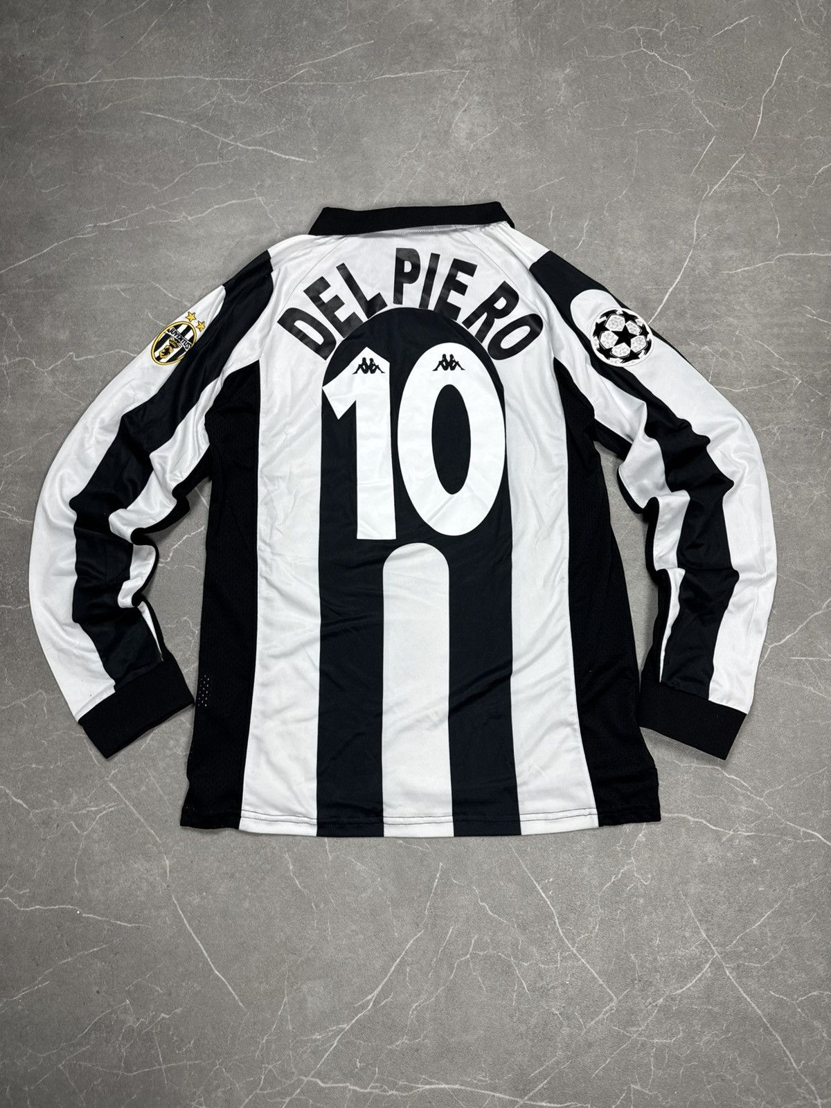 Kappa Kappa Juventus Black White Vintage Jersey Size US XL / EU 56 / 4 - 2 Thumbnail