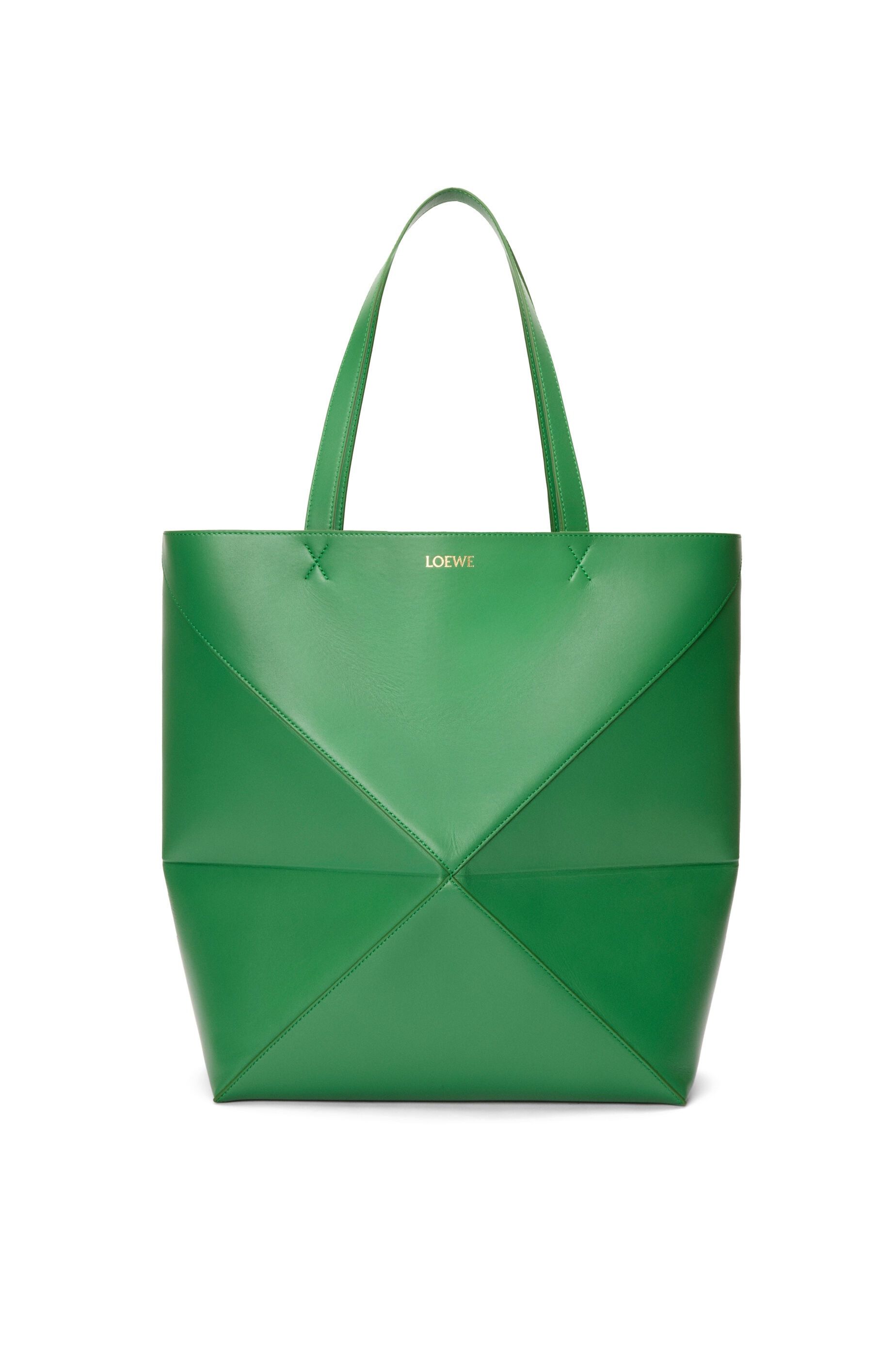 Loewe o1in1g0426 Size: OS/ XL Puzzle Fold Tote Bag Tropical Green Size ONE SIZE - 1 Thumbnail