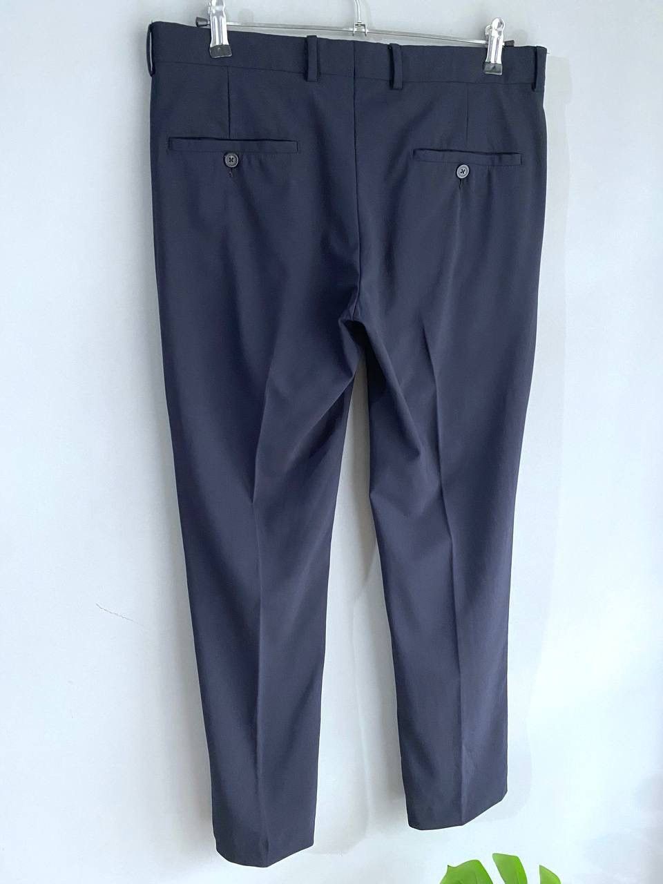 Emporio Armani Emporio Armani Navy Virgin Wool Slim Fit Men's Suit Size 48 Size 48S - 20 Thumbnail