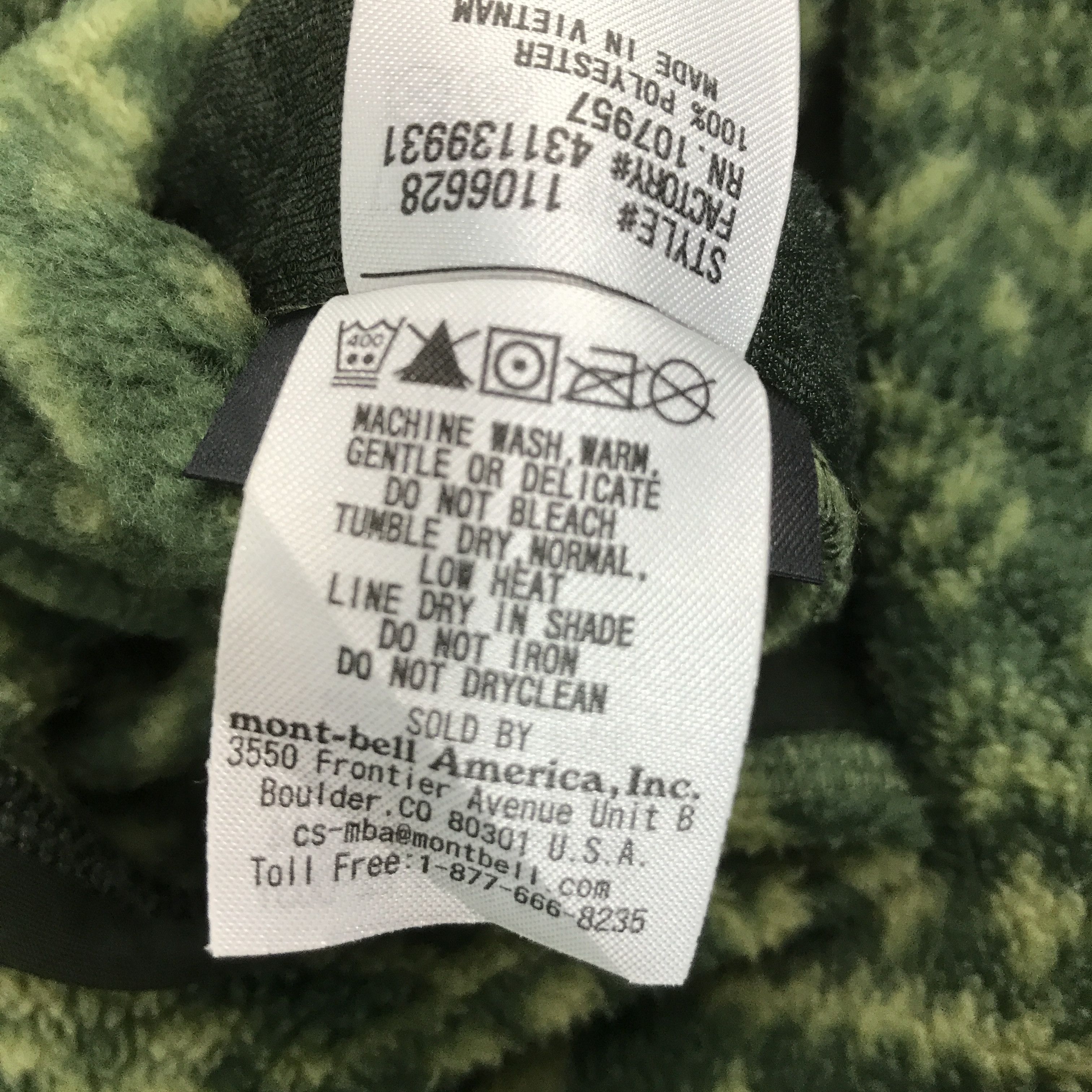 Montbell vtg montbell fleece navajo outdoor jacket K63B5 Size US L / EU 52-54 / 3 - 13 Thumbnail