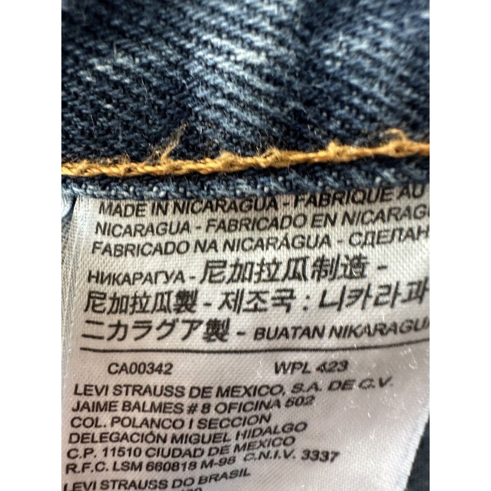 Levi's LEVIS 550 relaxed, 46x26 Medium Blue Wash,Cotton 2018 *CLEAN Size US 44 / EU 60 - 13 Thumbnail