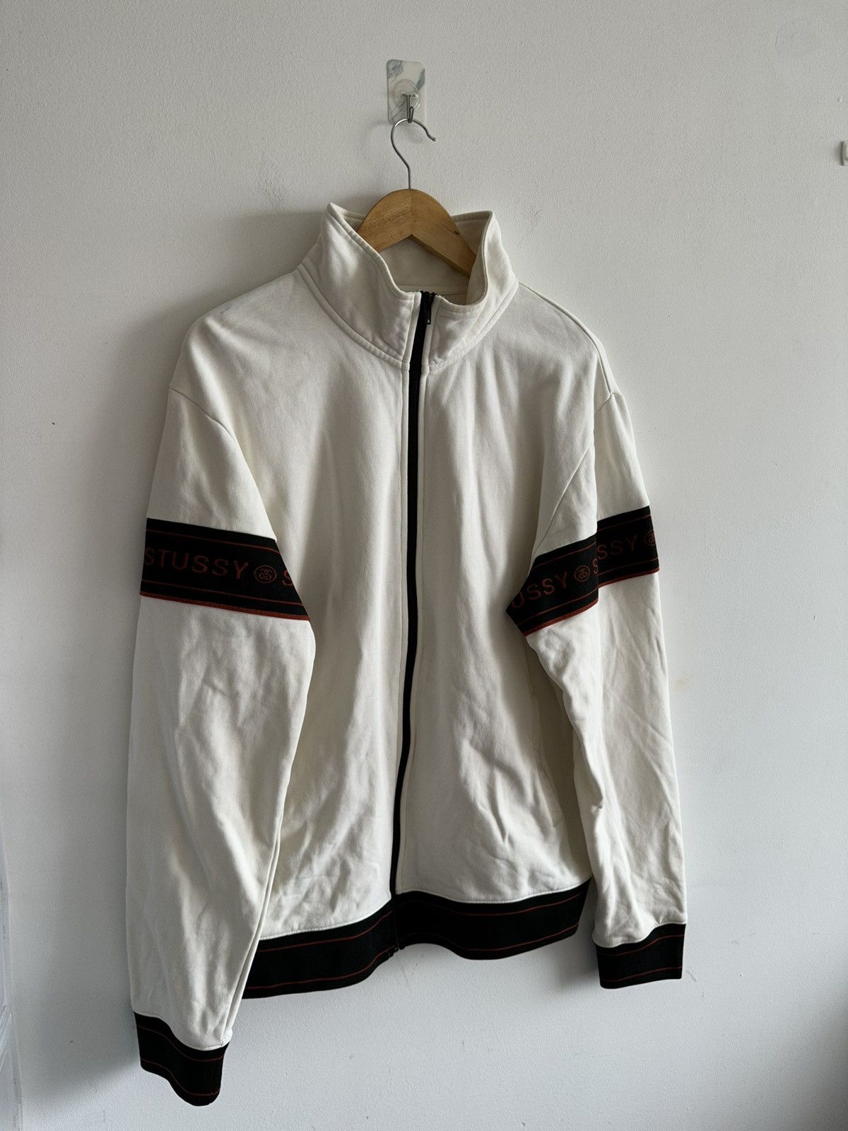 Streetwear × Stussy × Vintage Vintage Y2K Stussy Jacket Zipper  