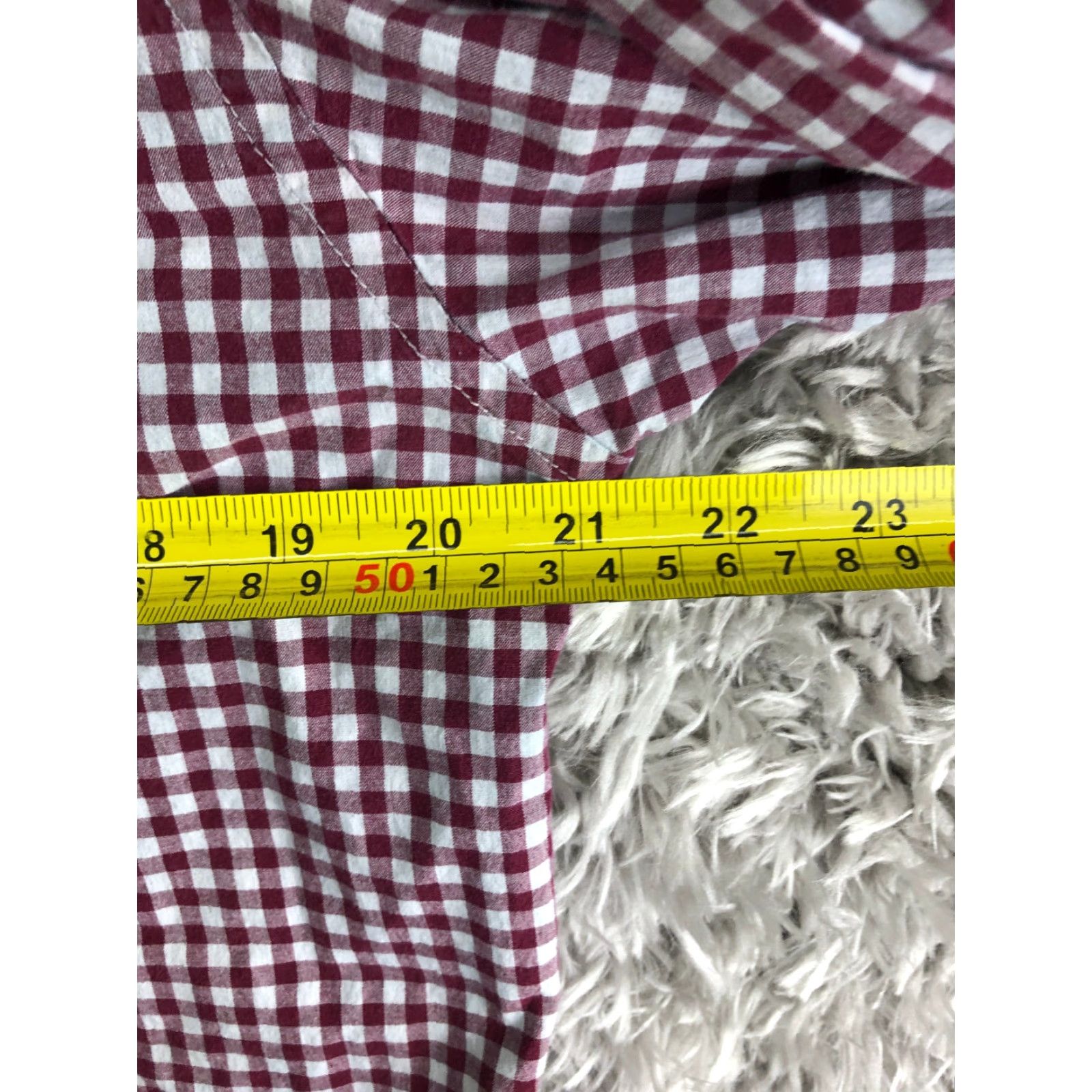 Old Navy Old Navy Mens Large Red Plaid Long Sleeve Button Down Collar Shirt Size US L / EU 52-54 / 3 - 4 Thumbnail