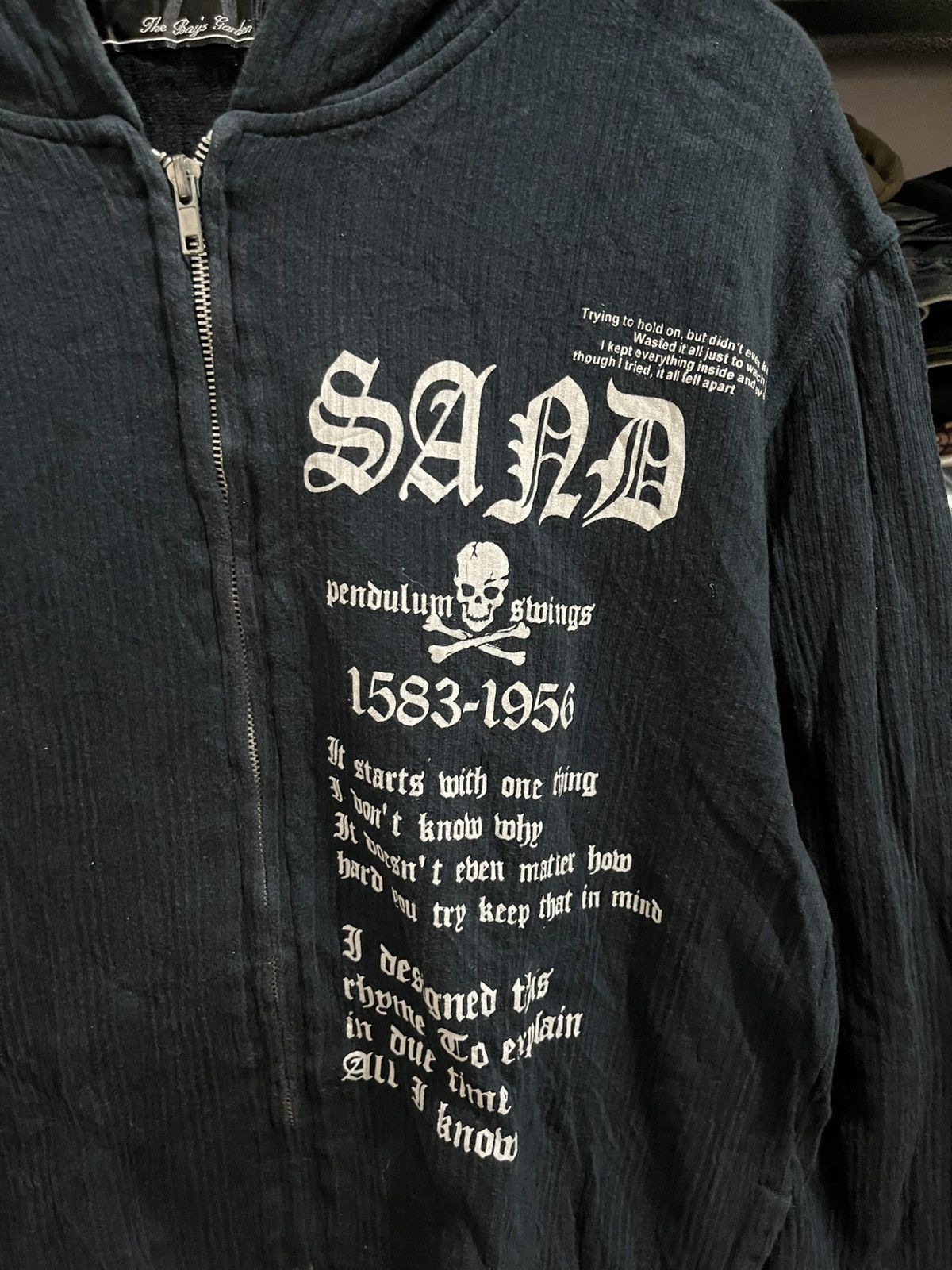 5351 POUR LES HOMMES 💸BINDINGOFFER💸The boys garden poem zip hoodie Size US M / EU 48-50 / 2 - 3 Thumbnail