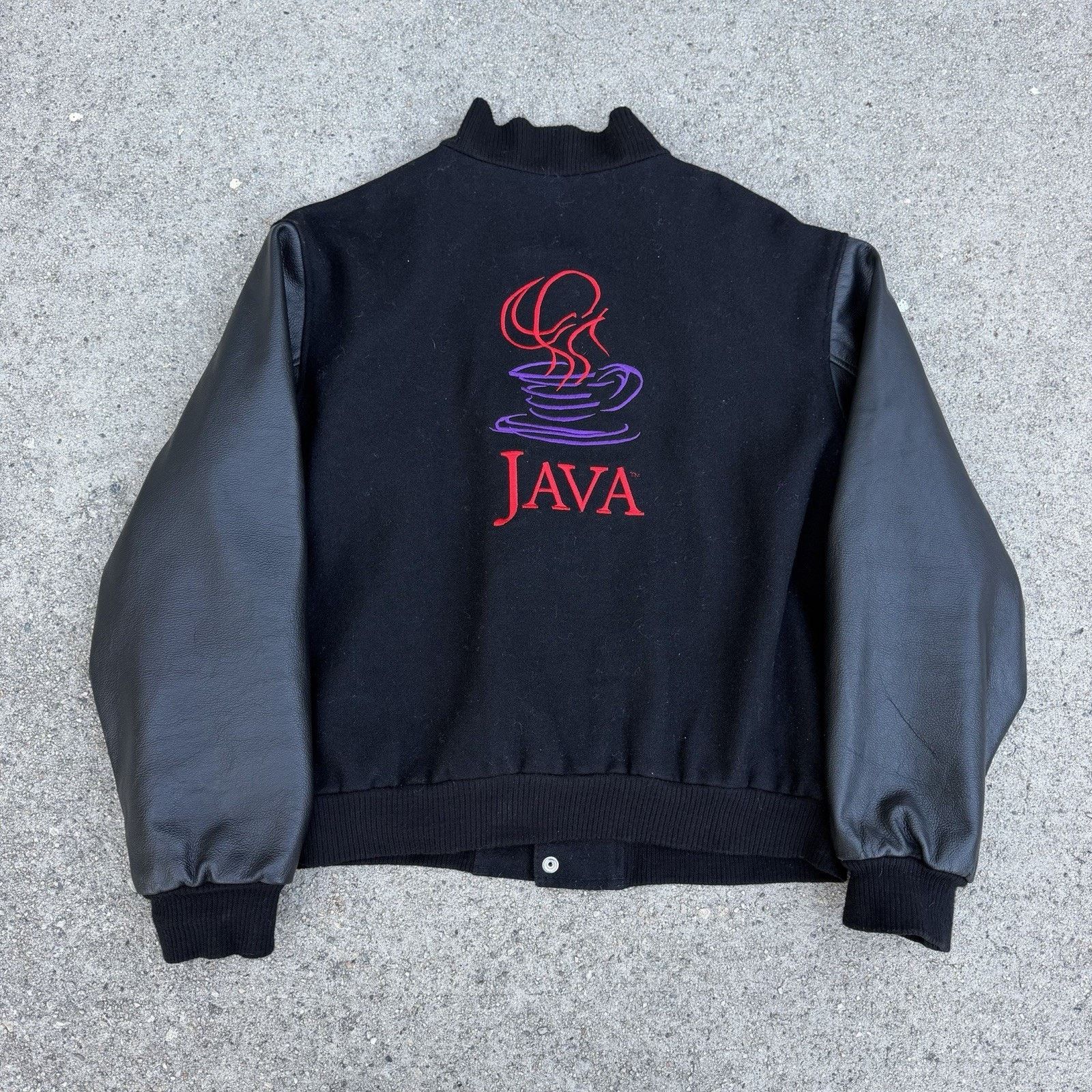 Vintage VINTAGE OG‼️Java Sun Microsystems Embroidered Leather
