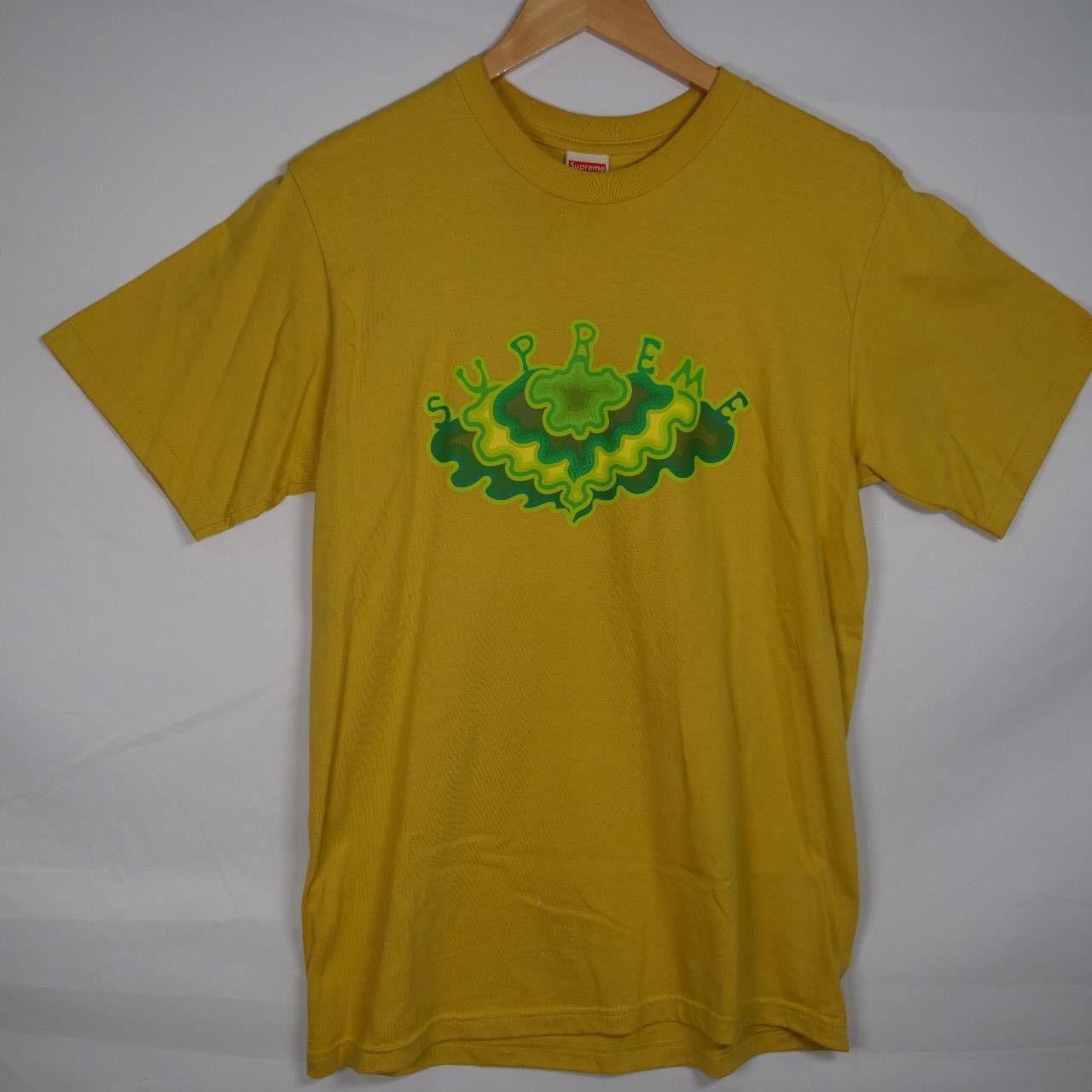 Supreme Supreme Green Cloud Tee - Acid Yellow Size US S / EU 44-46 / 1 - 1 Thumbnail