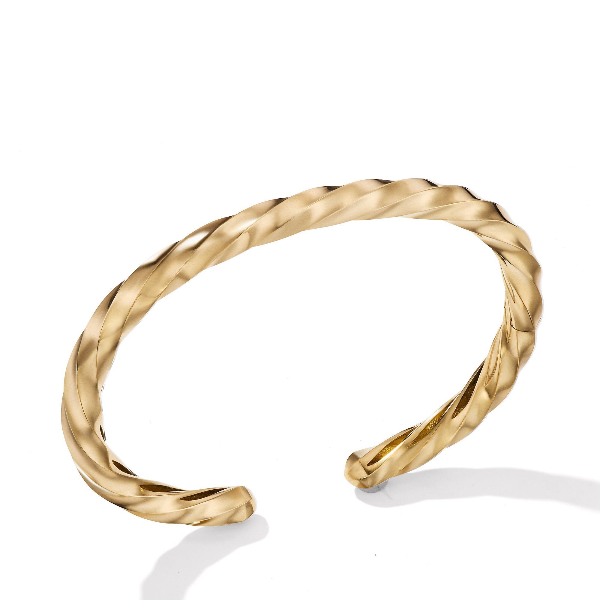 David Yurman oc11z1025 B14632D Cable Edge Cuff Bracelet in 18K in Golden Size ONE SIZE - 2 Thumbnail