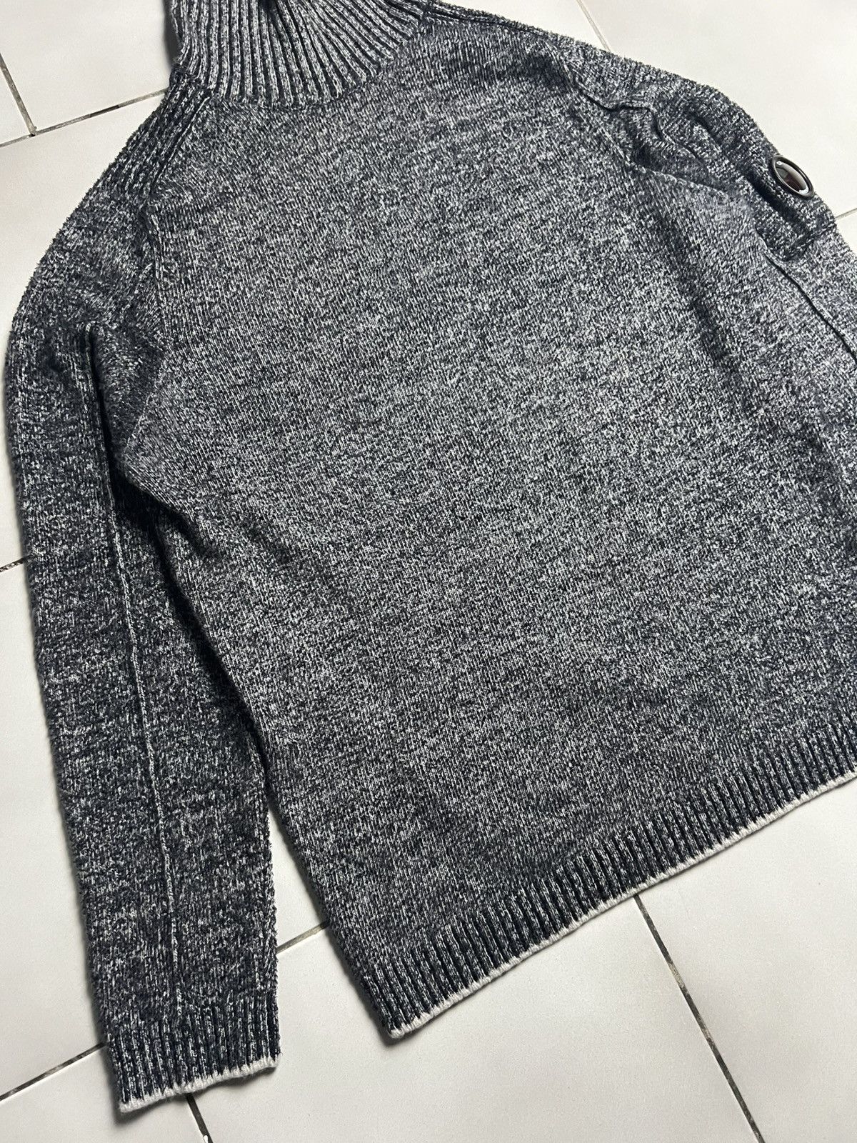 C.P. Company Pull col roulé en laine C.P. Company Homme gris Taille L Size US XXS / EU 40 - 3 Thumbnail