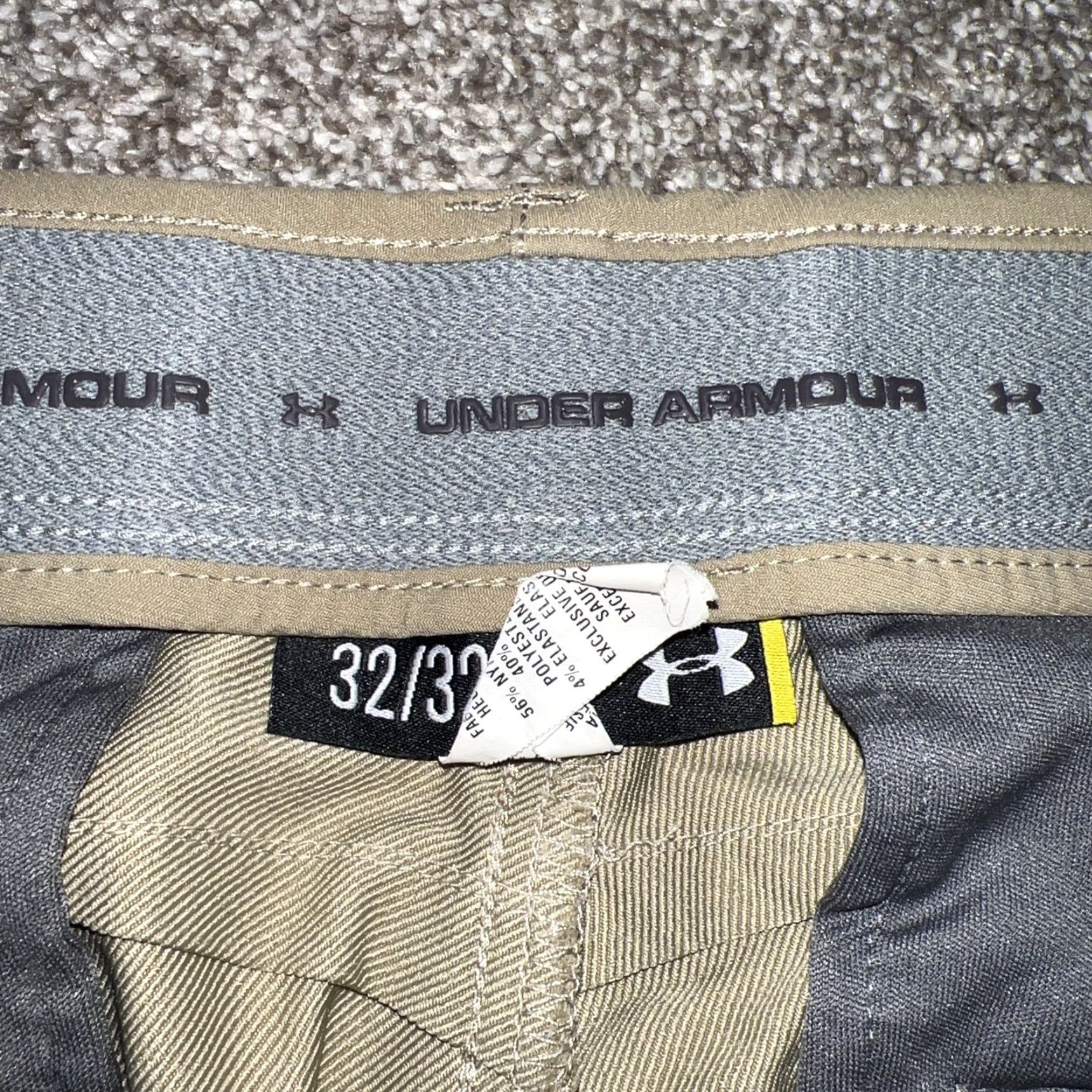 Nike Under Armour Beige Pants Mens 32x32 Chino Beige 32 Inseam 32 Regular Size Men Size US 32 / EU 48 - 3 Thumbnail