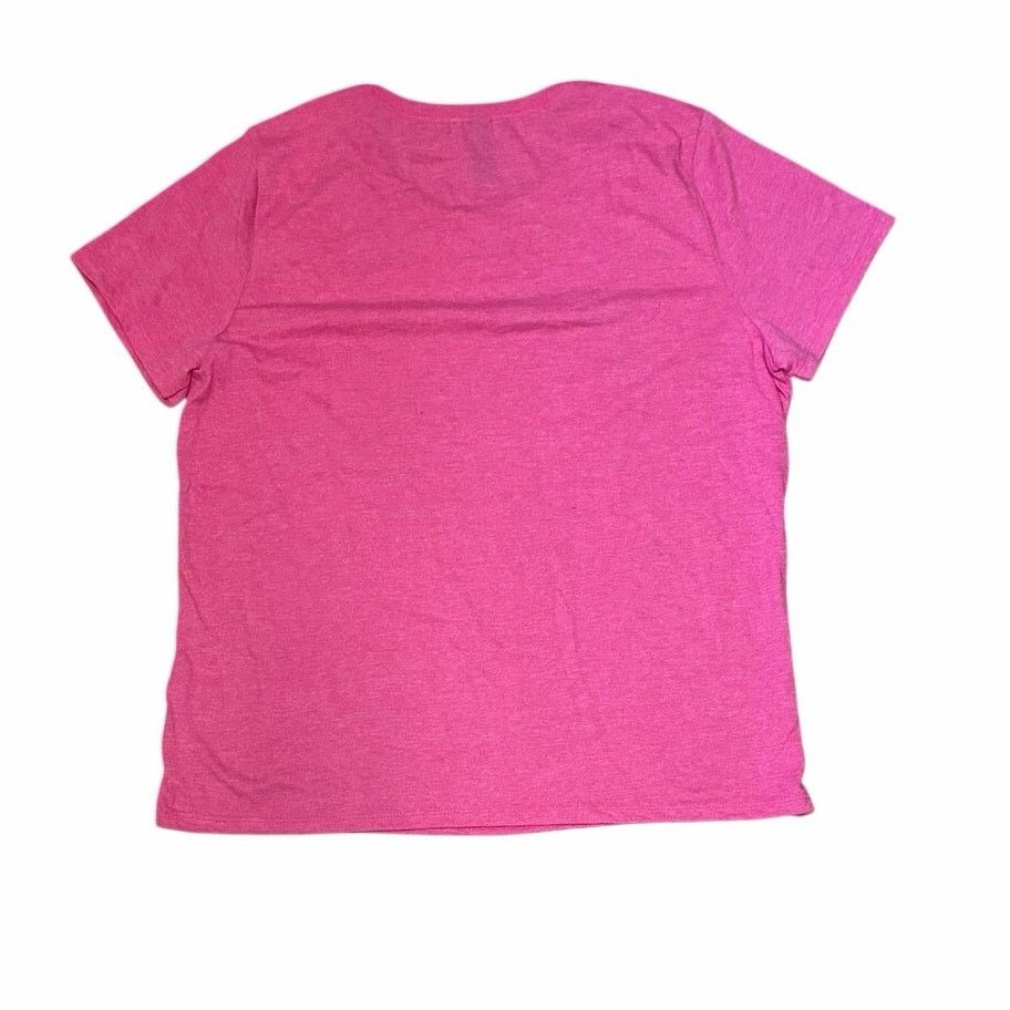 Gildan Gildan Joy Gladness Not Based On Circumstance Pink T-shirt Size XL / US 12-14 / IT 48-50 - 7 Thumbnail
