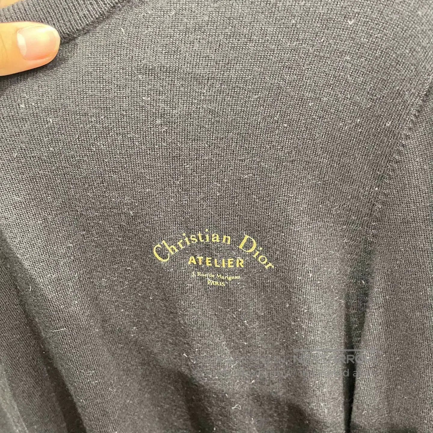 Dior Black Long Sleeve Knit Sweater. Size US S / EU 44-46 / 1 - 4 Thumbnail