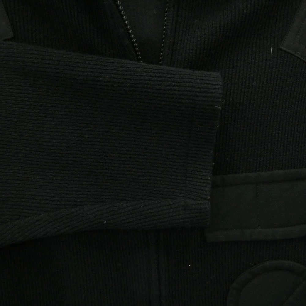Yohji Yamamoto Y's Yohji Yamamoto Patch Design Knit Hooded Long Coat Jacket Size US S / EU 44-46 / 1 - 5 Thumbnail