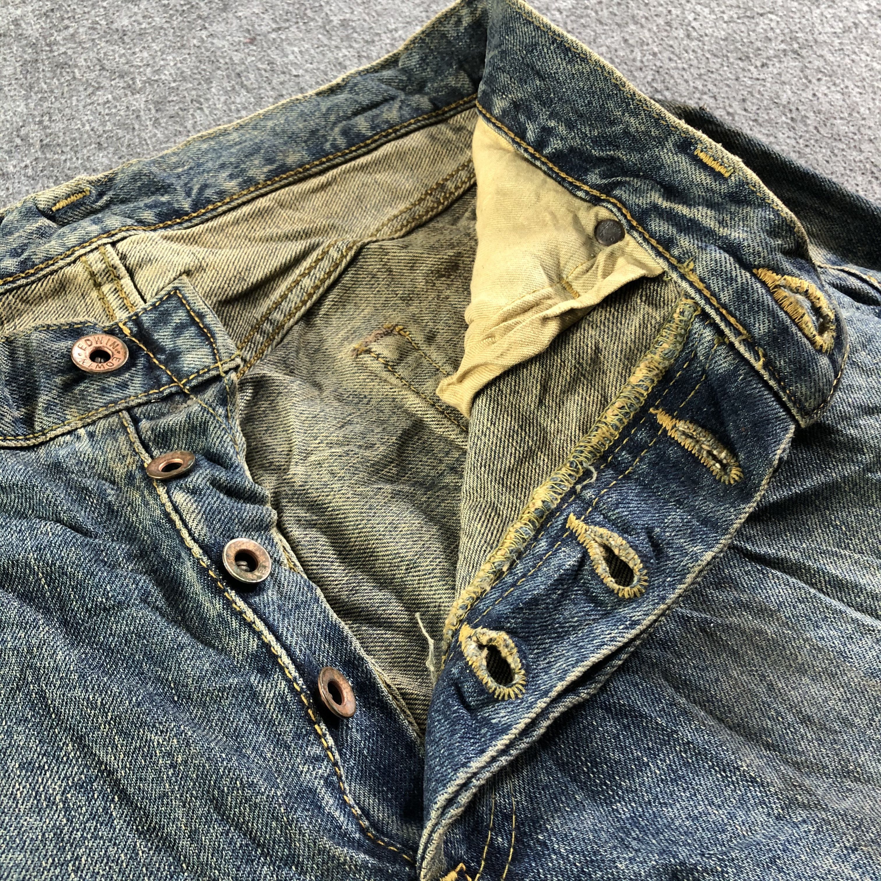 Levi's Vintage Edwin 505 Jeans-J3569 Size US 33 - 8 Thumbnail