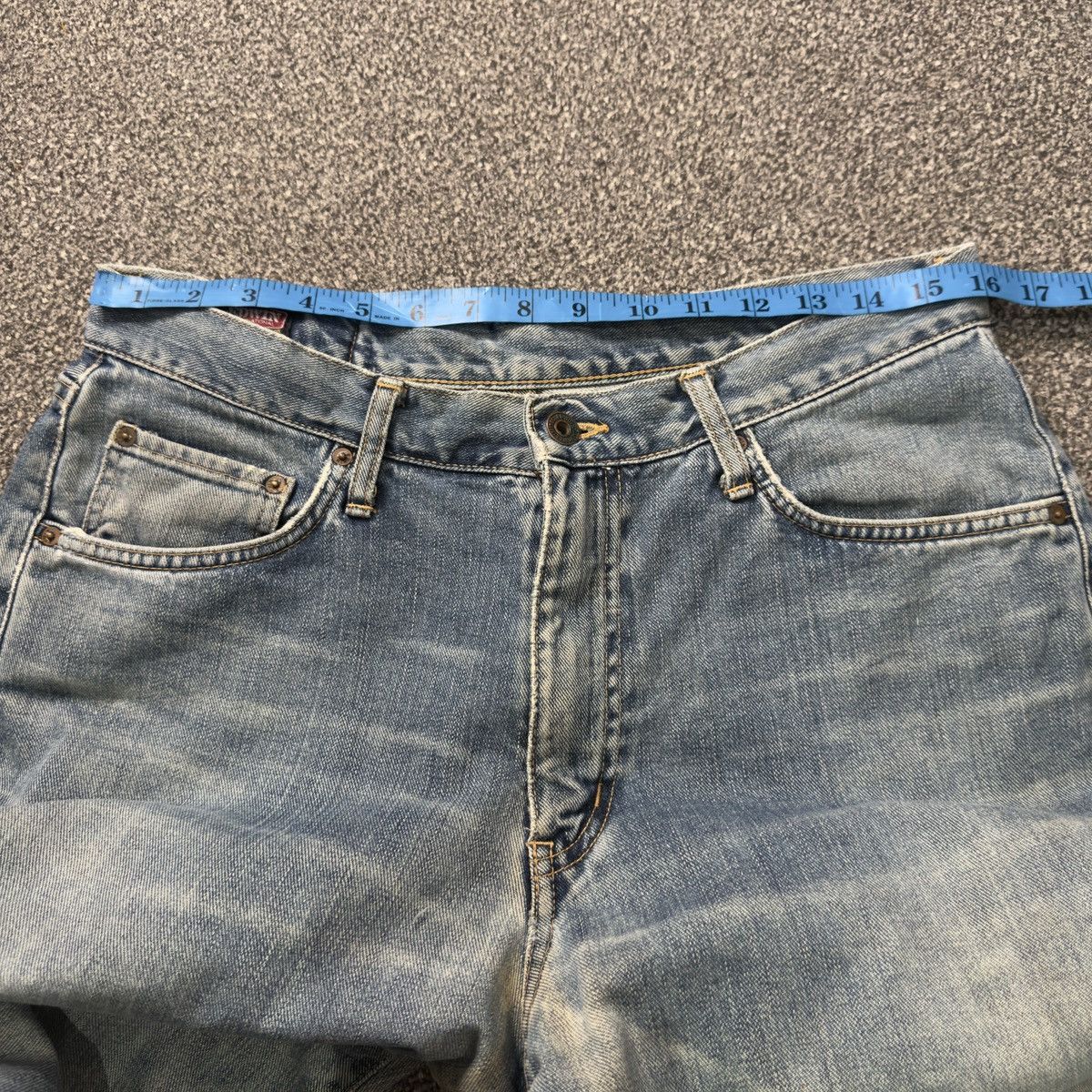 Edwin 90s Japanese Edwin Lot 0140 Distressed Faded Jeans Size US 32 / EU 48 - 14 Thumbnail