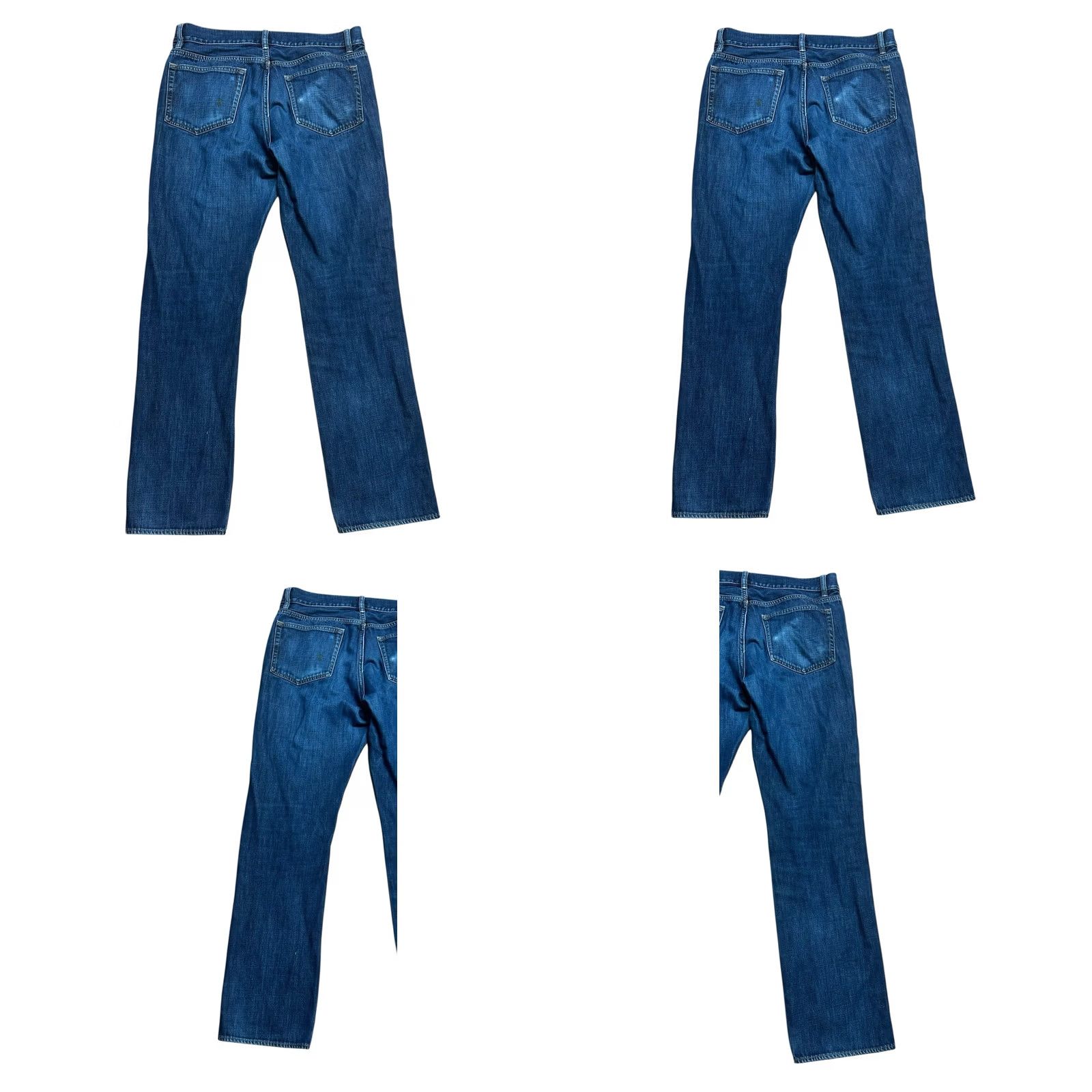 J.Crew J.CREW Jeans Mens 32x34 The Bleecker Athletic Fit Straight Leg Dark Wash Read Read Reading? Size US 32 / EU 48 - 8 Thumbnail
