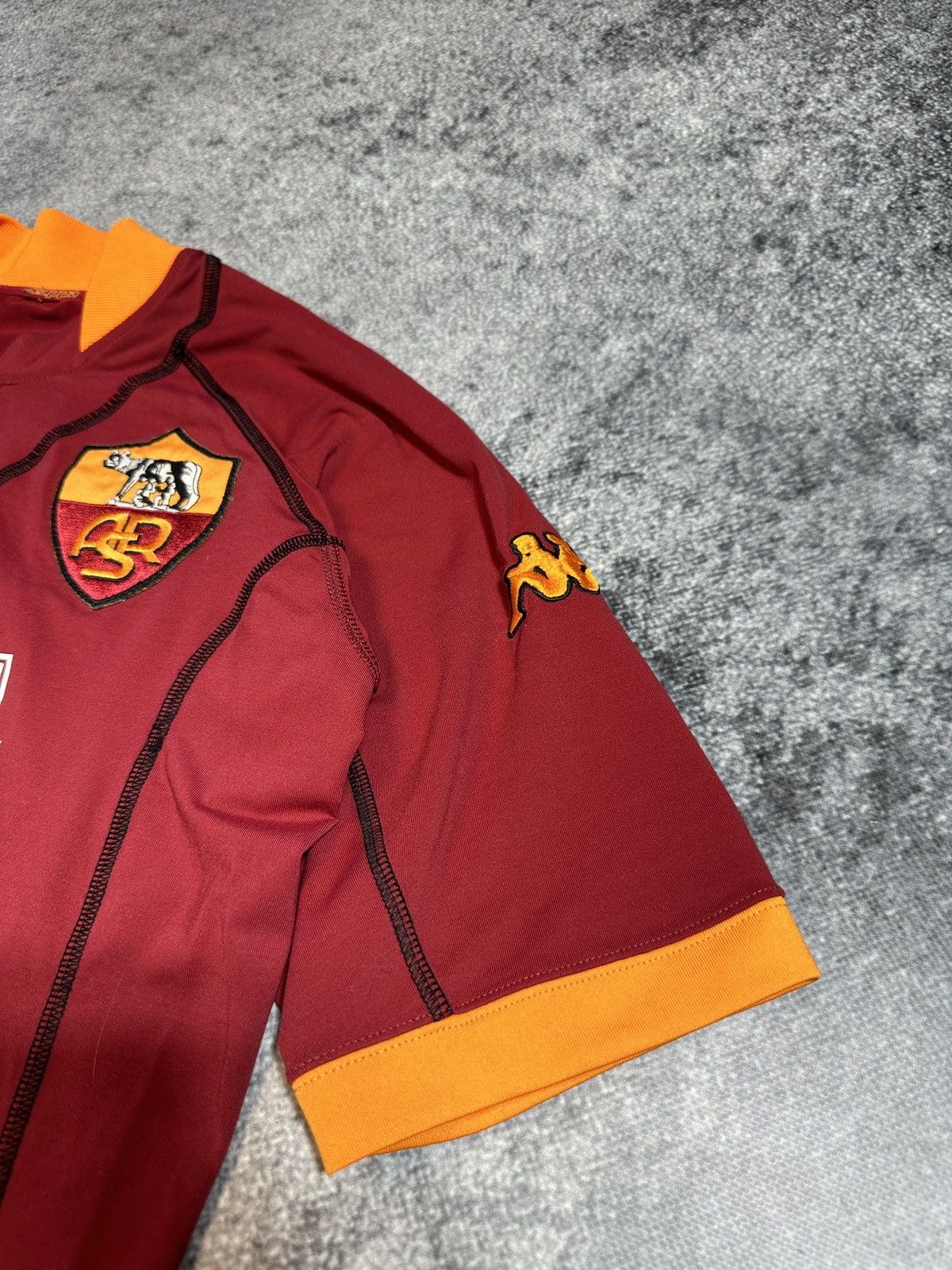 Kappa × Vintage Vintage Kappa Roma 7 Soccer Jersey Blokecore Style Rare USA Size US L / EU 52-54 / 3 - 3 Thumbnail