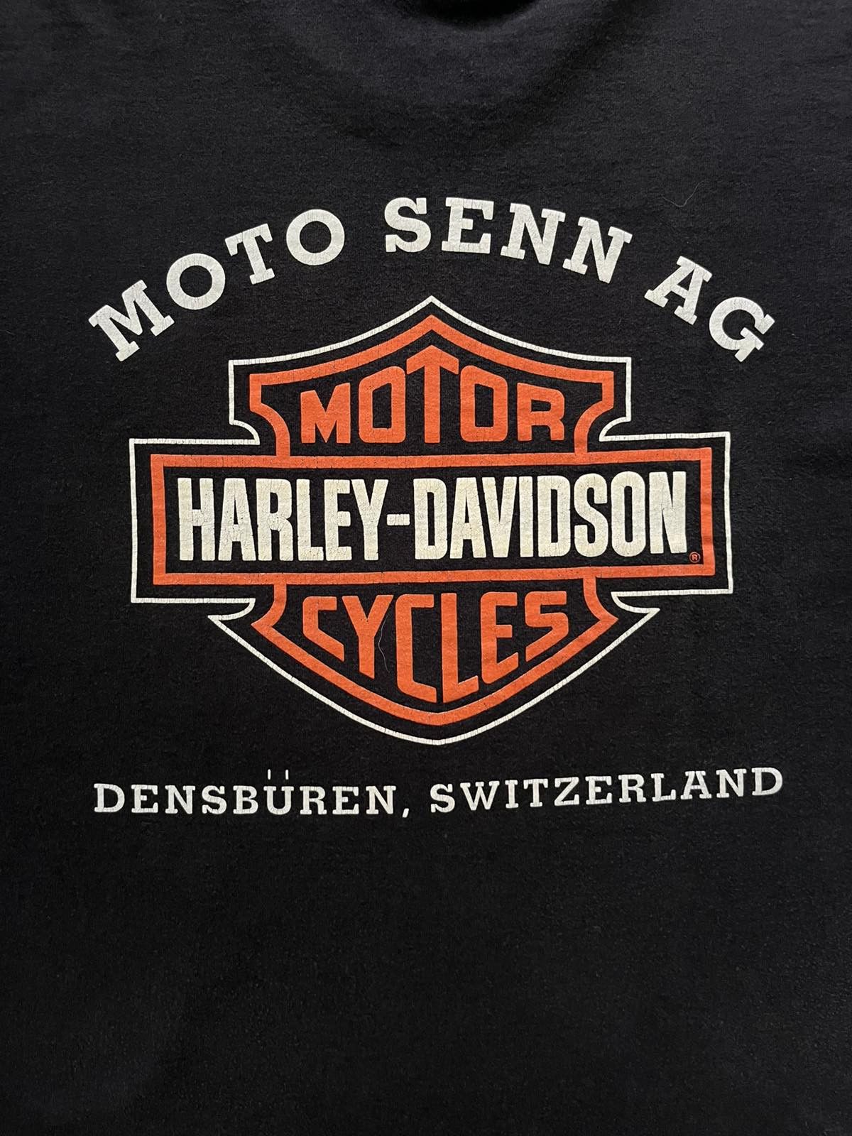 Harley Davidson Harley Davidson USA Motorcycle 1997 Tee Made in U.K Merch Size US XL / EU 56 / 4 - 5 Thumbnail