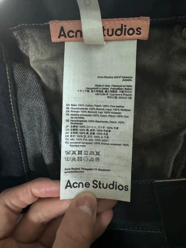 Acne Studios acne studios Mud stained dirty black pants 2504-Nextarrow Size US 28 / EU 44 - 4 Thumbnail