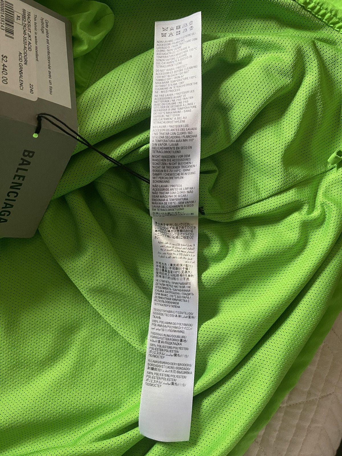 Balenciaga Balenciaga SS22 3B Sports Icon Jacket Size US XL / EU 56 / 4 - 7 Thumbnail