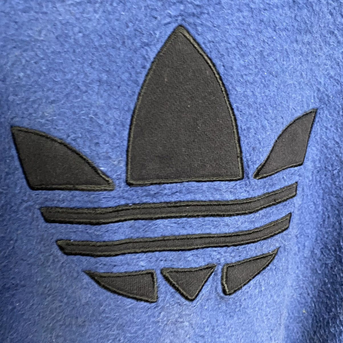 Adidas × Vintage Vintage 90s adidas fleece hoodie big logo Size US M / EU 48-50 / 2 - 7 Thumbnail