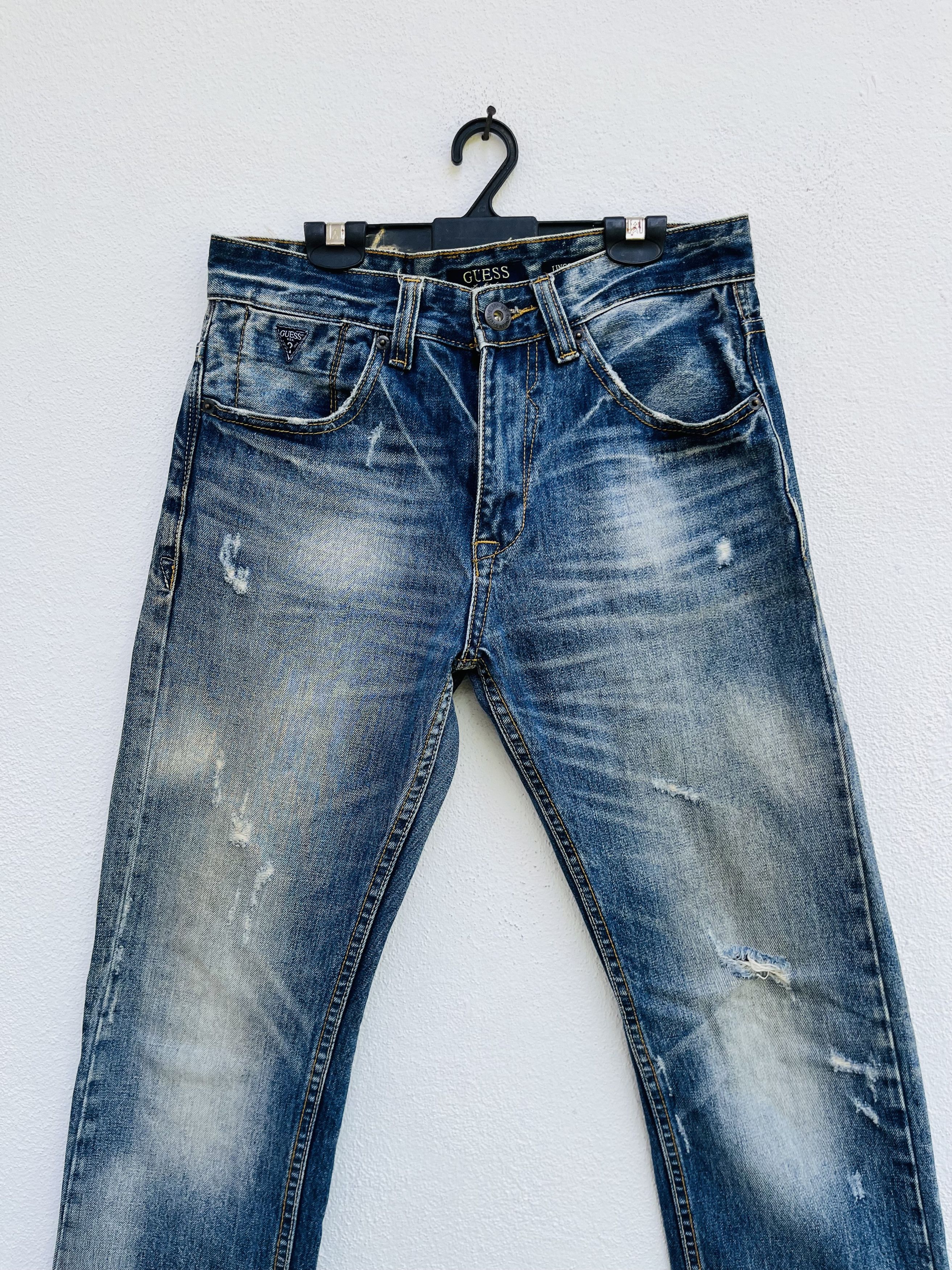 Guess × Japanese Brand Vintage Guess Distressed Japanese Designer Fashion Style Size US 29 - 3 Thumbnail