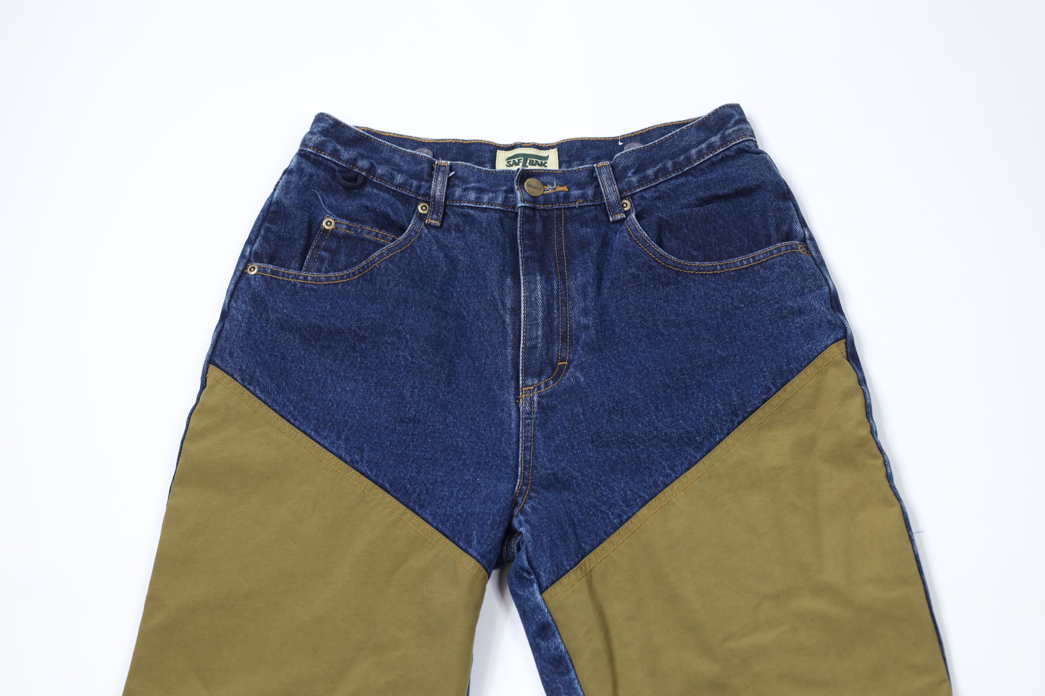 Vintage Vintage 90s Streetwear Flannel Lined Field Brush Denim Jeans Size US 30 / EU 46 - 3 Thumbnail