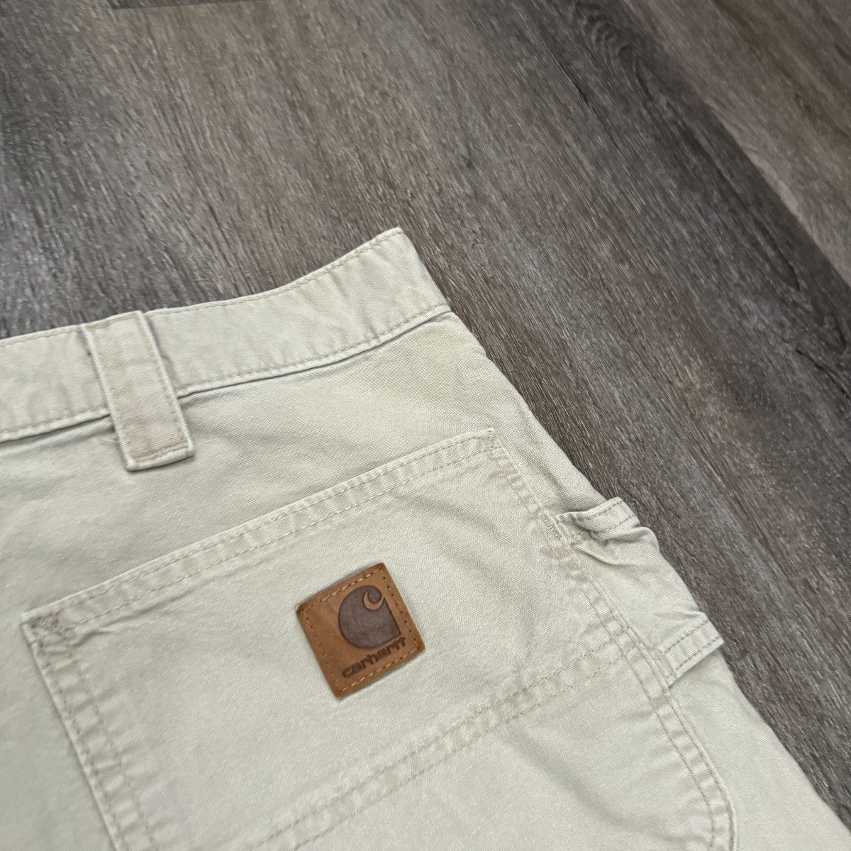 Carhartt × Vintage Essential Vintage y2k Carhartt earth tone tan wide leg pants Size US 38 / EU 54 - 3 Thumbnail