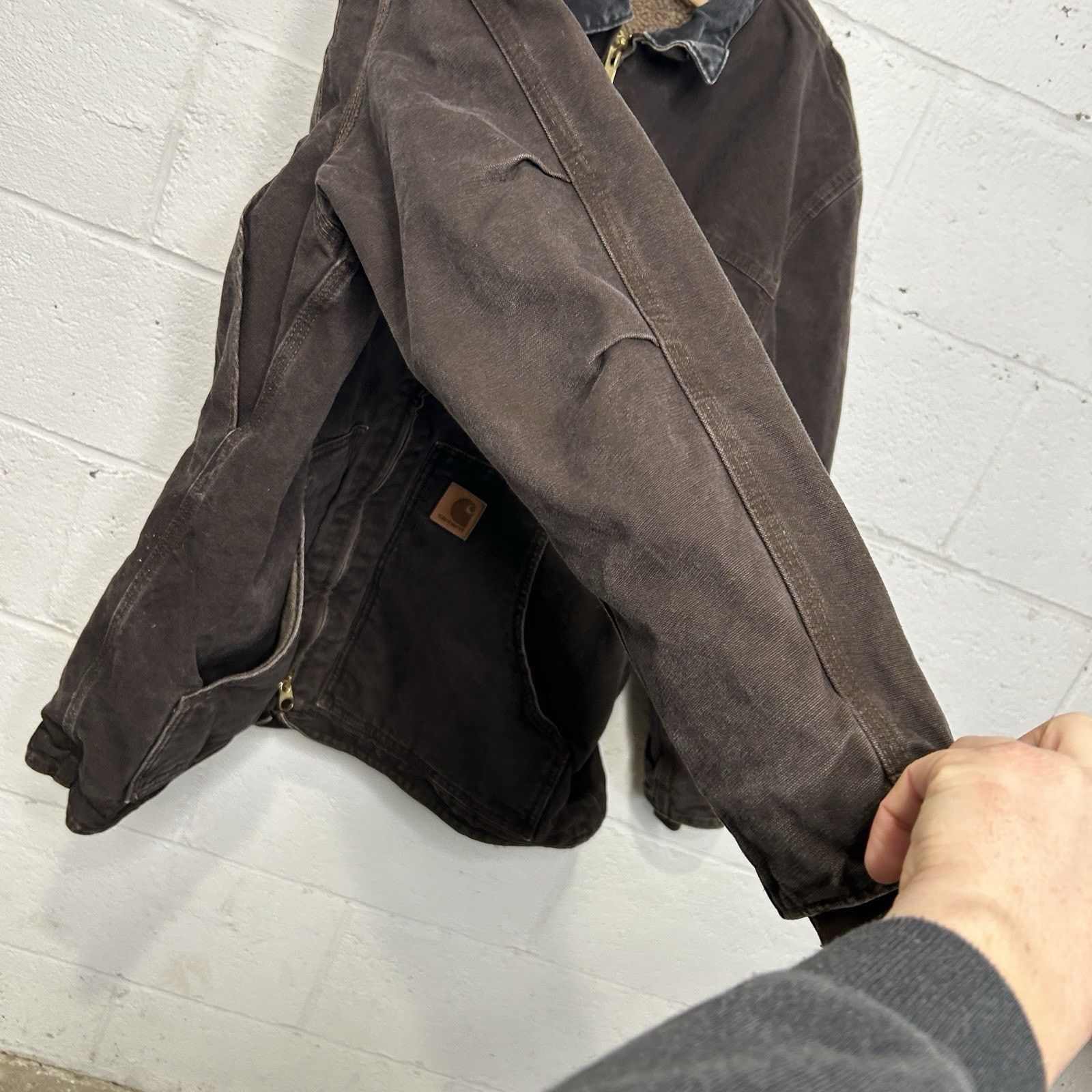 Carhartt Vintage Carhartt Sherpa-Lined Ridge Jacket “Dark Brown” C61 Size US XL / EU 56 / 4 - 10 Thumbnail