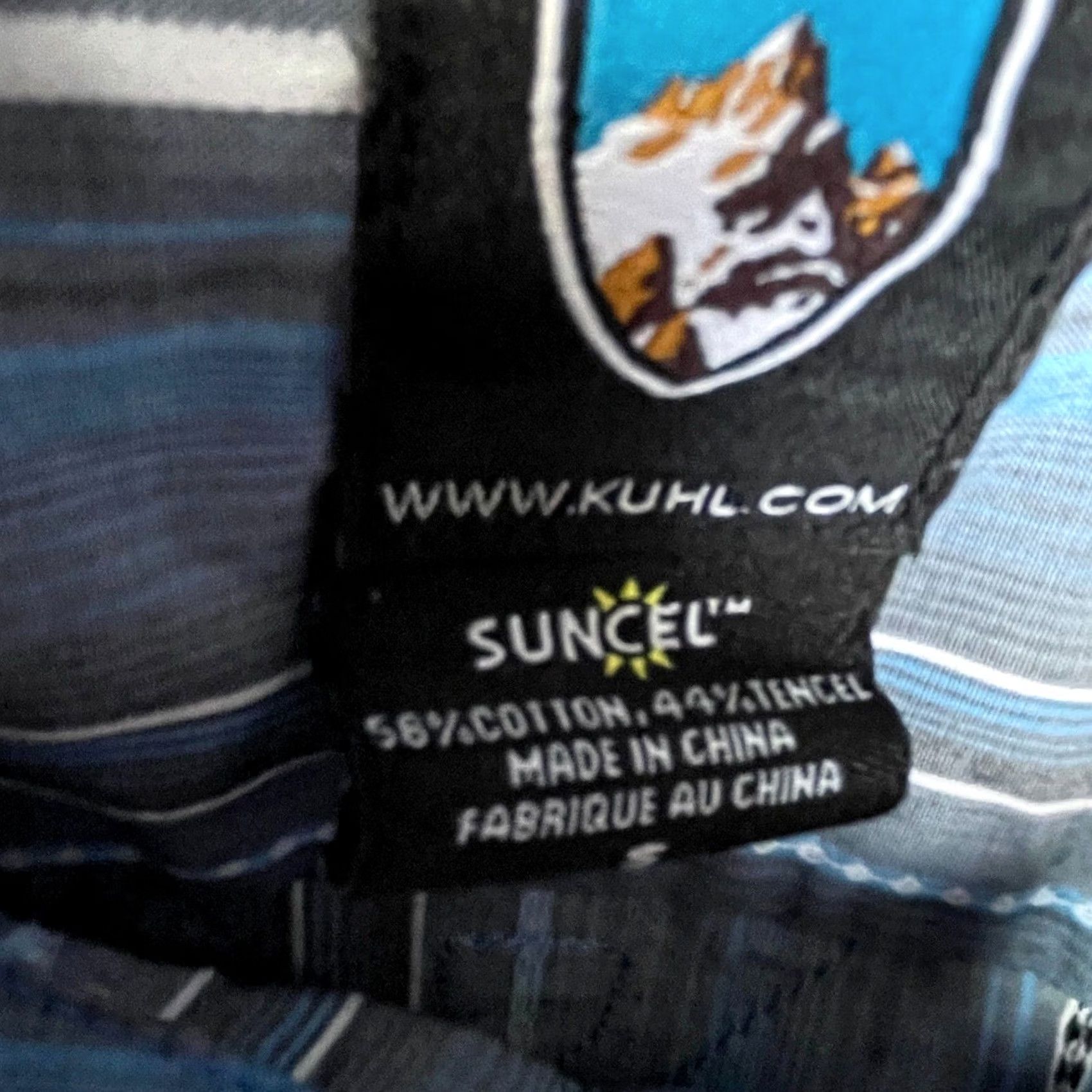 Vintage Kuhl Men's Suncel Striped Short Sleeve Button Up Outdoor Hiking Shirt Small Blue Size US S / EU 44-46 / 1 - 4 Thumbnail