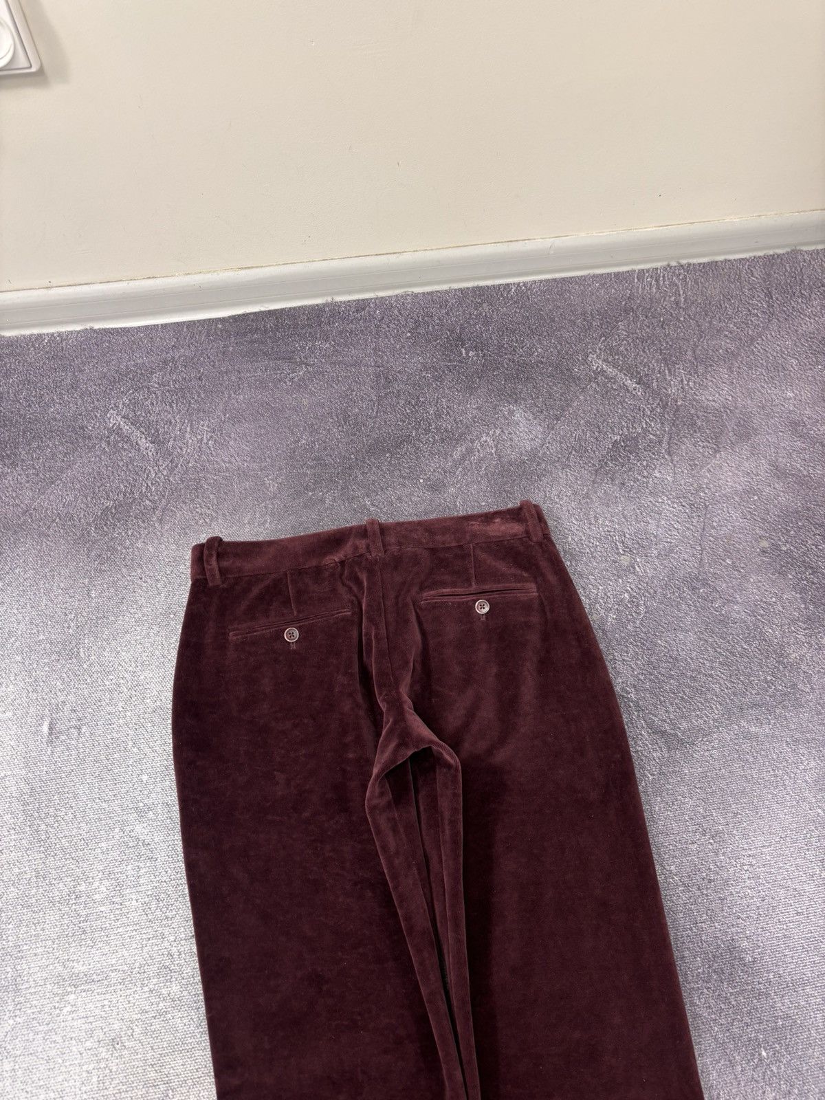 Circolo 1901 Circolo 1901 Women’s NWT Dark Burgundy Velour Chino Pants Size 27" / US 4 / IT 40 - 16 Thumbnail