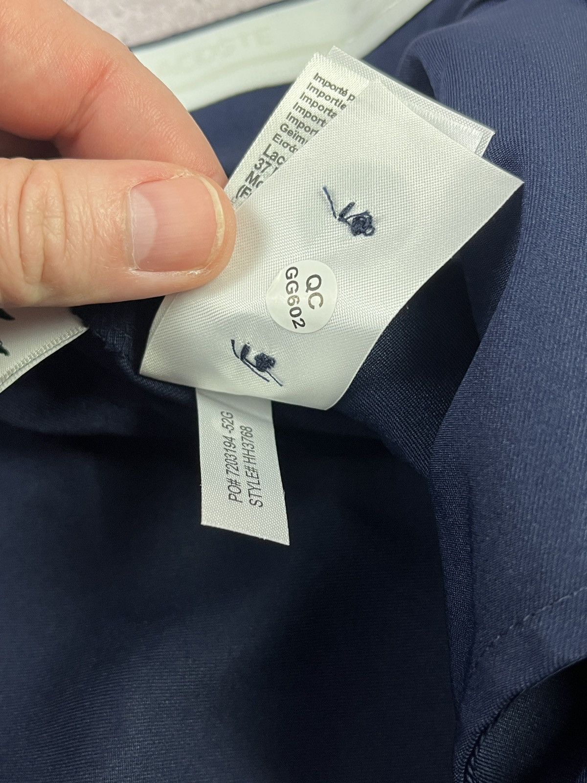 Lacoste Lacoste Sport Stretch Golf Pants HH3768 Navy Blue Size US 36 / EU 52 - 10 Thumbnail