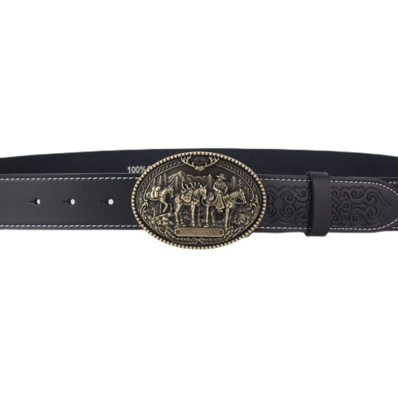 VIBE Future Vintage Belt Riveted Belts Menswear Accessories Size ONE SIZE - 5 Thumbnail