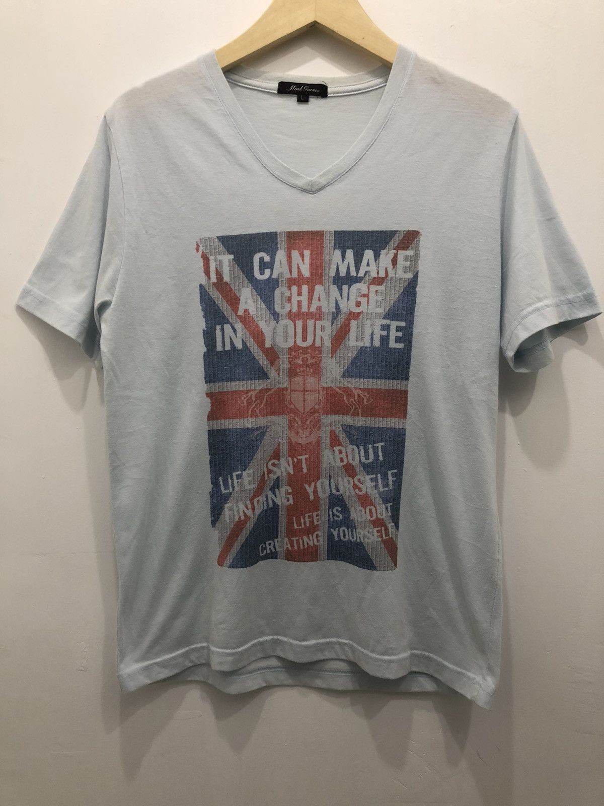 Beauty Beast IT CAN MAKE A CHANGE IN YOUR LIFE ENGLAND FLAG Size US L / EU 52-54 / 3 - 1 Thumbnail