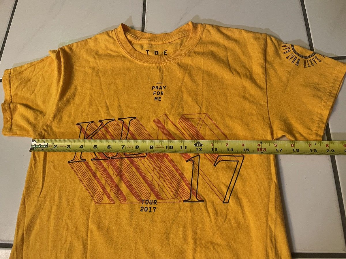 Kendrick Lamar Kendrick Lamar DAMN 2017 Tour TDE Yellow Tee Shirt Mens S Size US S / EU 44-46 / 1 - 4 Thumbnail