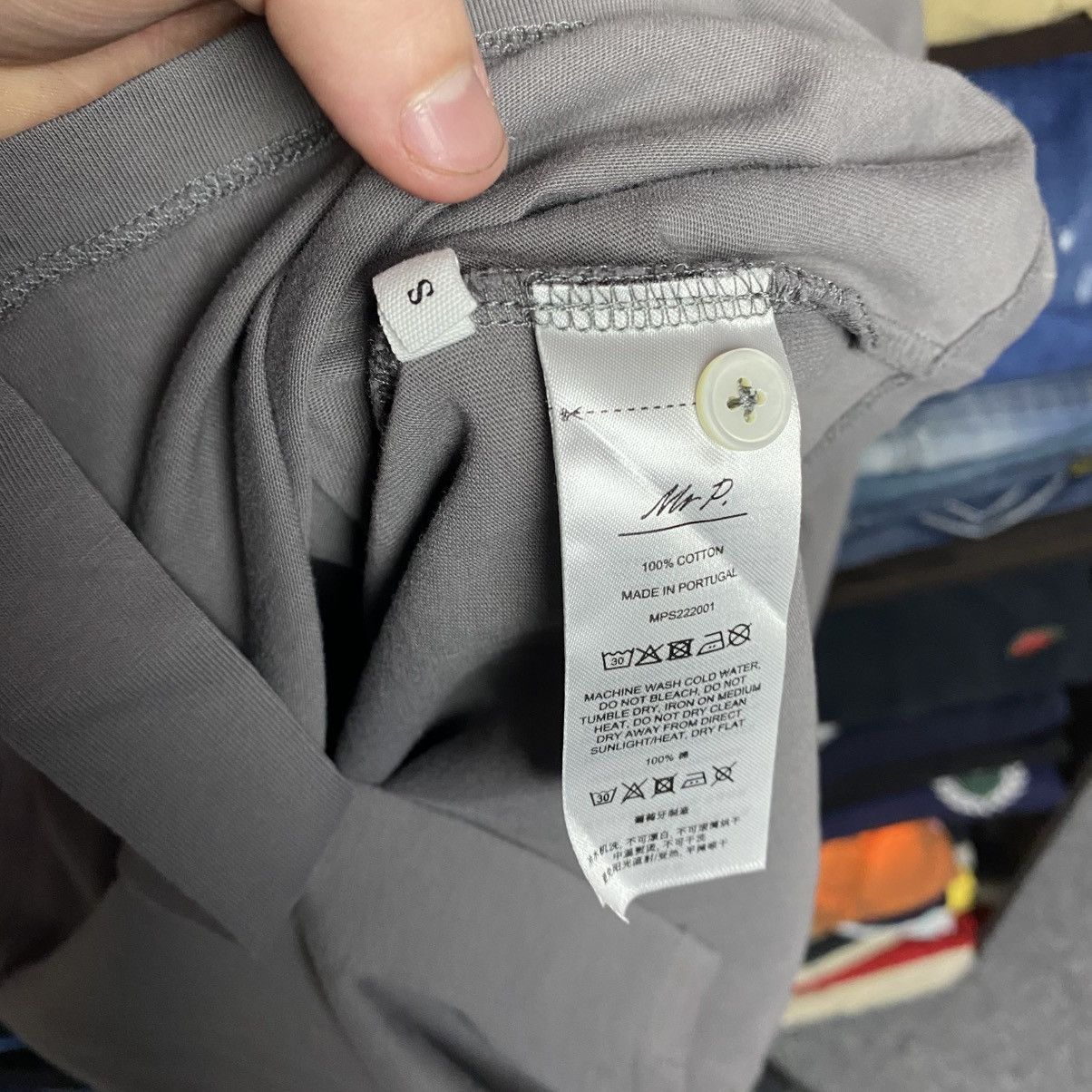 Mr P. Designer Mr P. Basic button up luxury streetwear basic shirt Size US S / EU 44-46 / 1 - 5 Thumbnail