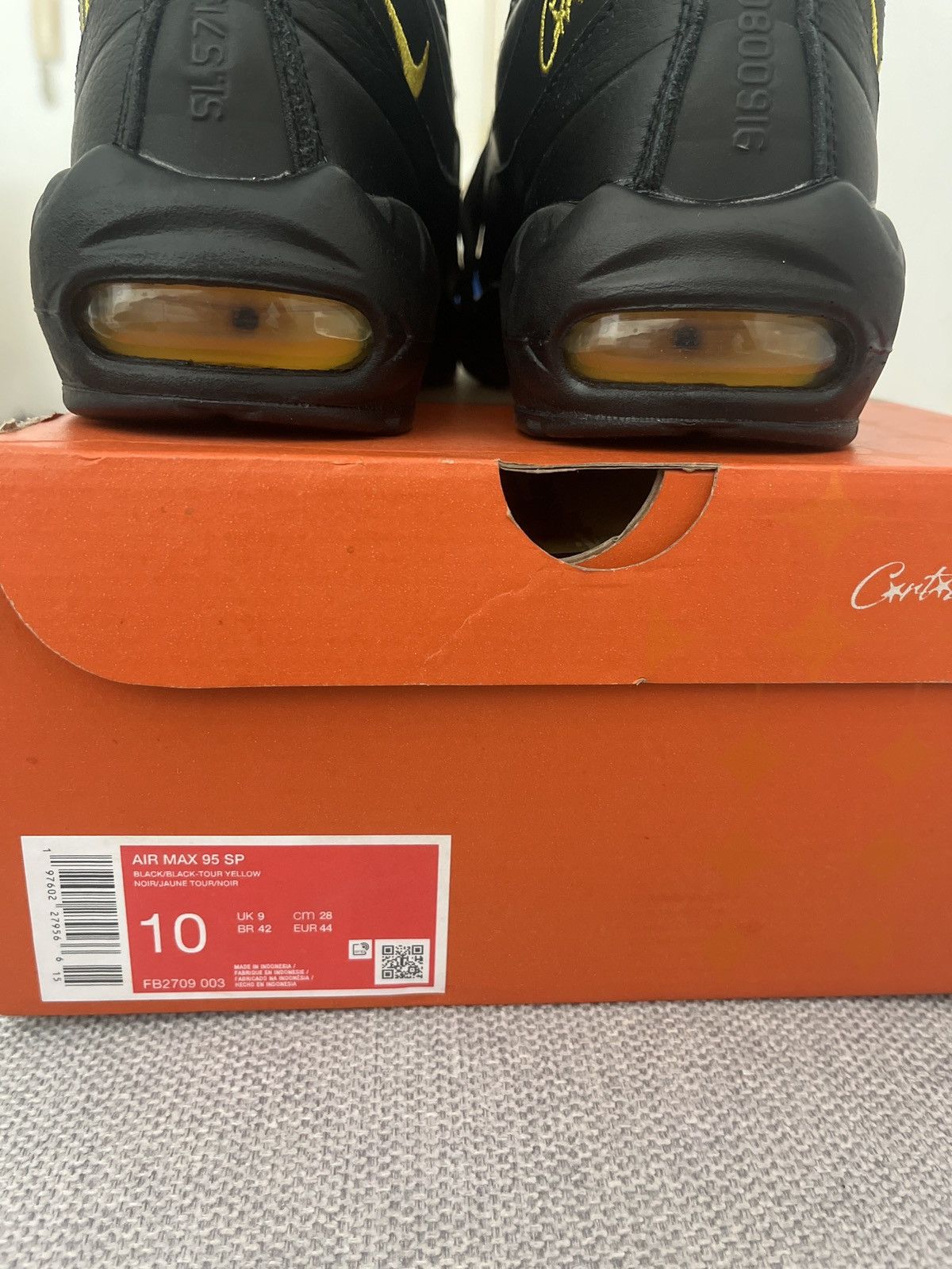 Corteiz × Nike Nike Air Max 95 Corteiz “Honey Blacks” Size US 10 / EU 43 - 7 Thumbnail
