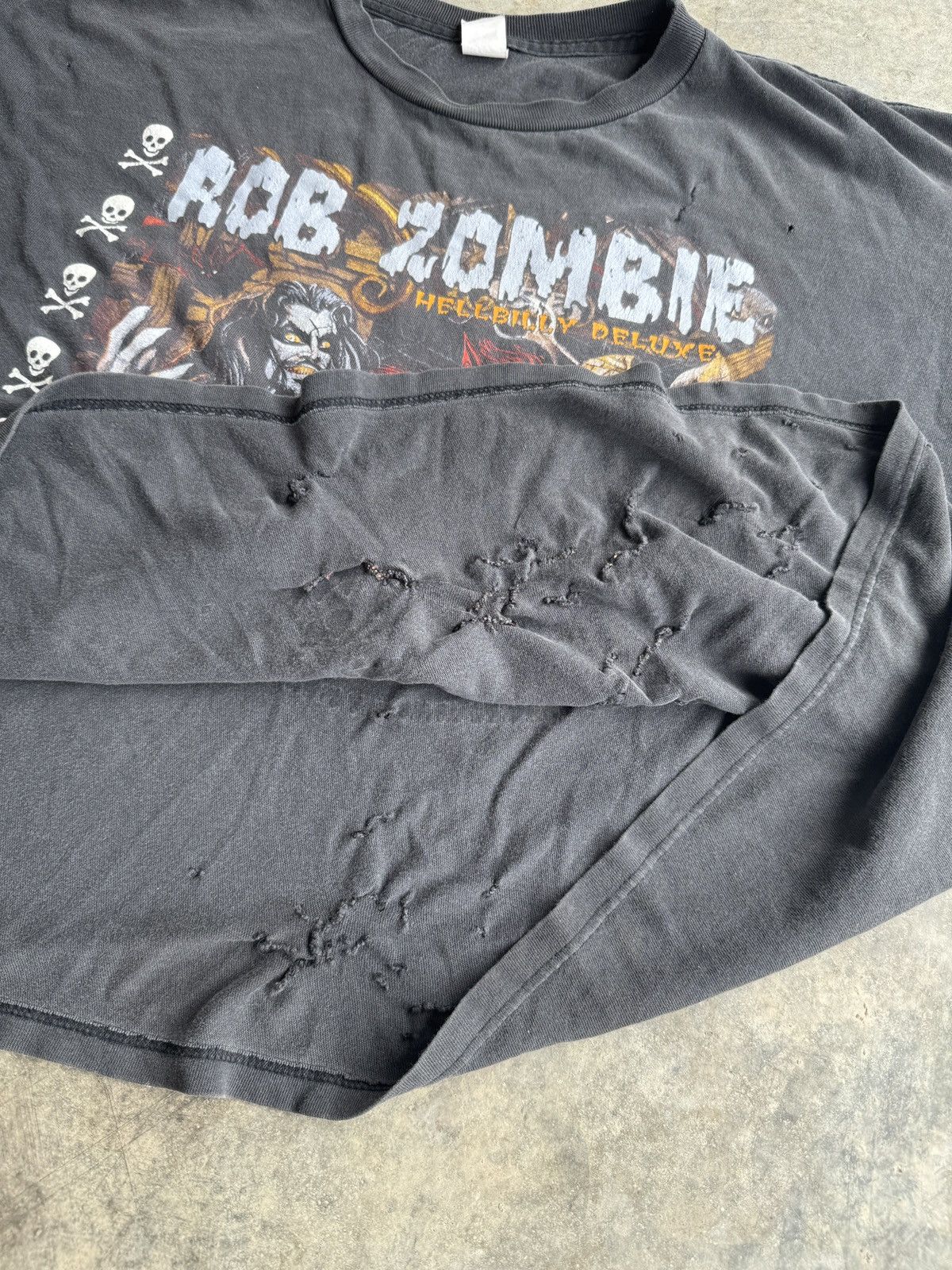 Band Tees × Vintage *RARE* 1998 90s VINTAGE ROB ZOMBIE HELLBILLY DELUXE TOUR Size US XL / EU 56 / 4 - 10 Thumbnail