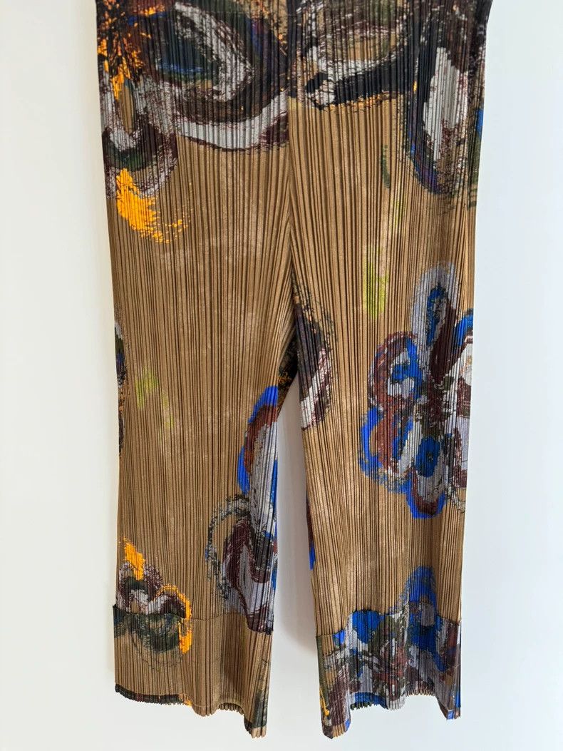 Issey Miyake issey miyake size:3 Oil painting pleated pants Size 42" / US 20 - 2 Thumbnail