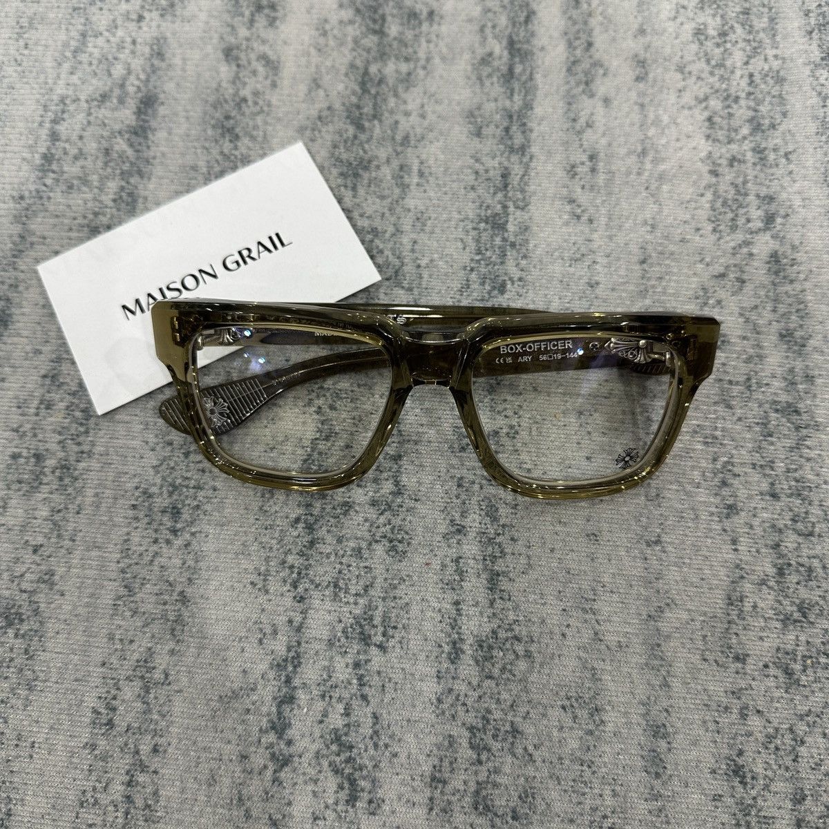 Chrome Hearts CHROME HEARTS BOX OFFICER ARMY EYEGLASSES Size ONE SIZE - 3 Thumbnail