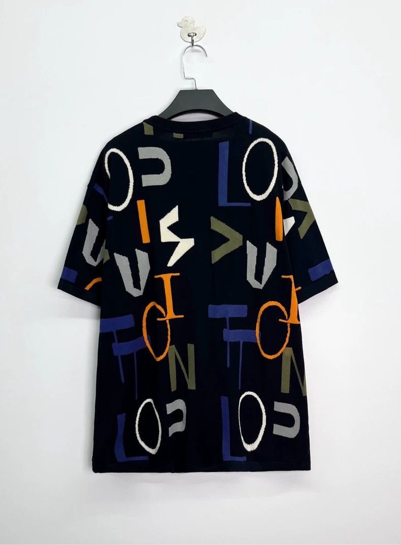 Louis Vuitton Louis Vuitton Colorful Knit Short Sleeve Shirt-2506 Size US XL / EU 56 / 4 - 2 Thumbnail