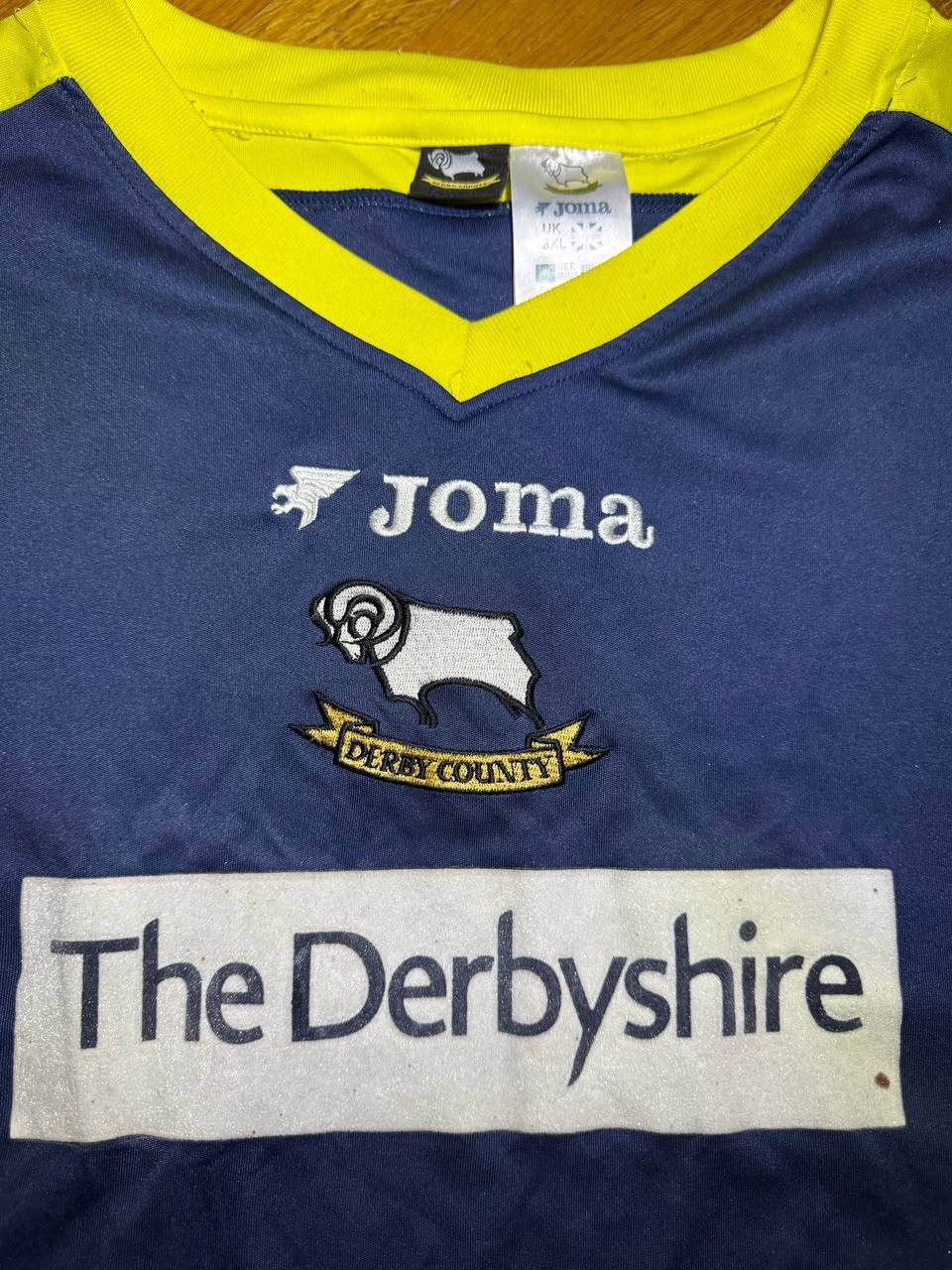 Joma Joma Derby County FC 2005 away soccer jersey tee Size US XXL / EU 58 / 5 - 3 Thumbnail