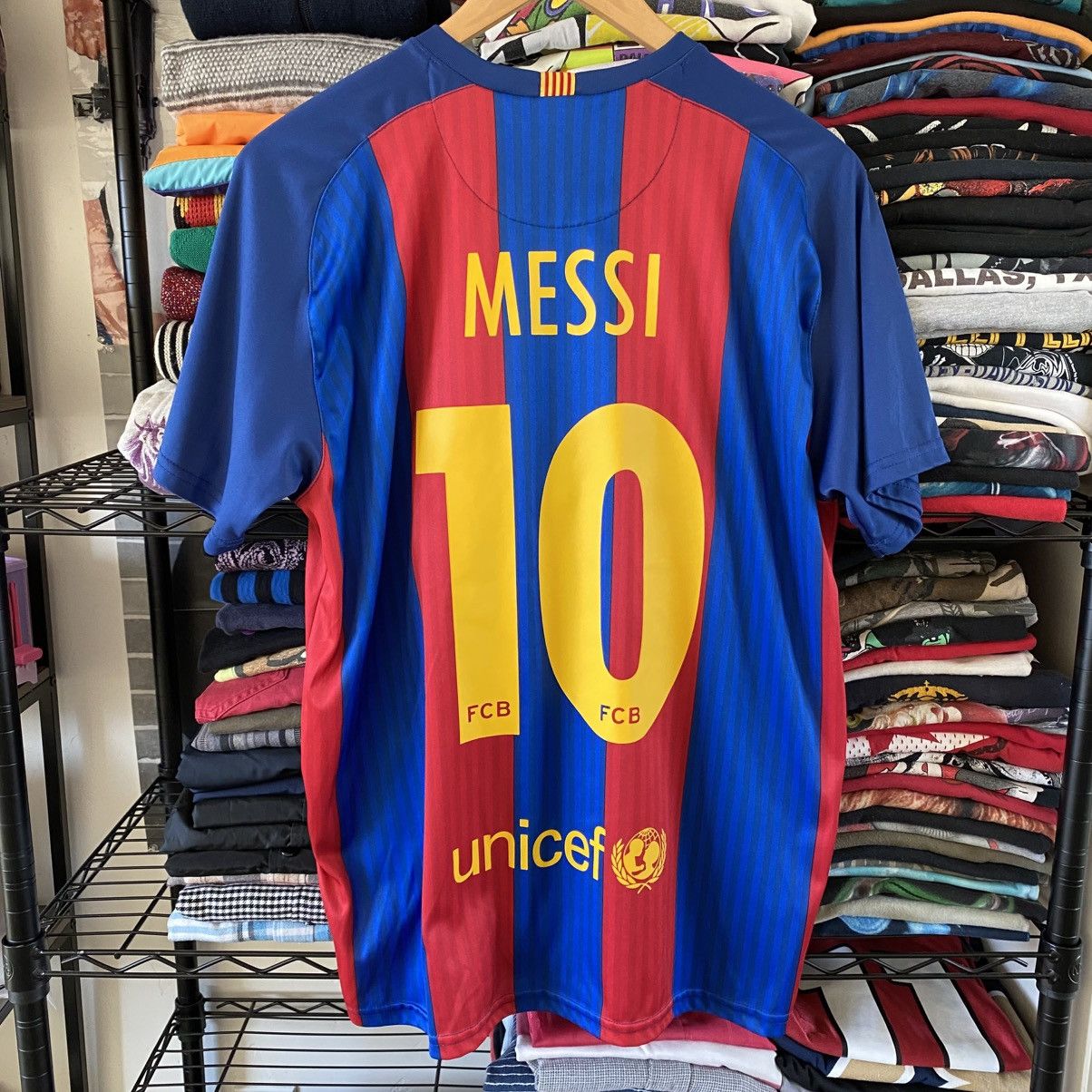 Other FCB Barcelona Soccer Jersey Messier #10 Messi 2014/2015 Size US XL / EU 56 / 4 - 5 Thumbnail