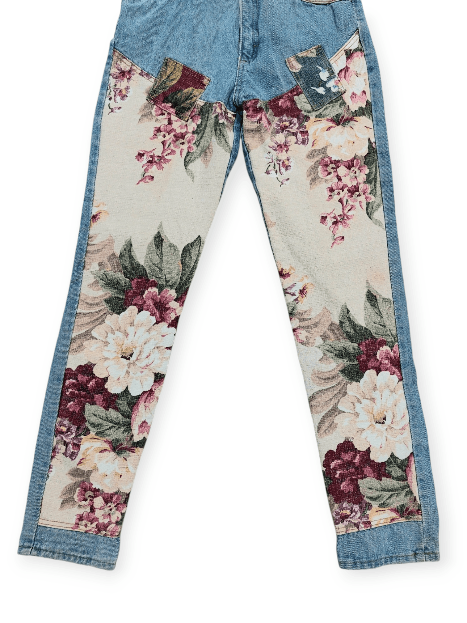 L.E.I. L.E.I Beauty Flower Painted Jeans Size 25" / US 0 / IT 36 - 7 Thumbnail