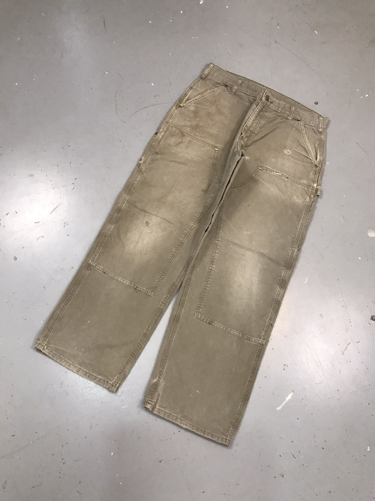 Carhartt × Vintage Vintage Carhartt B195 LBR double knee denim Size US 34 / EU 50 - 3 Thumbnail
