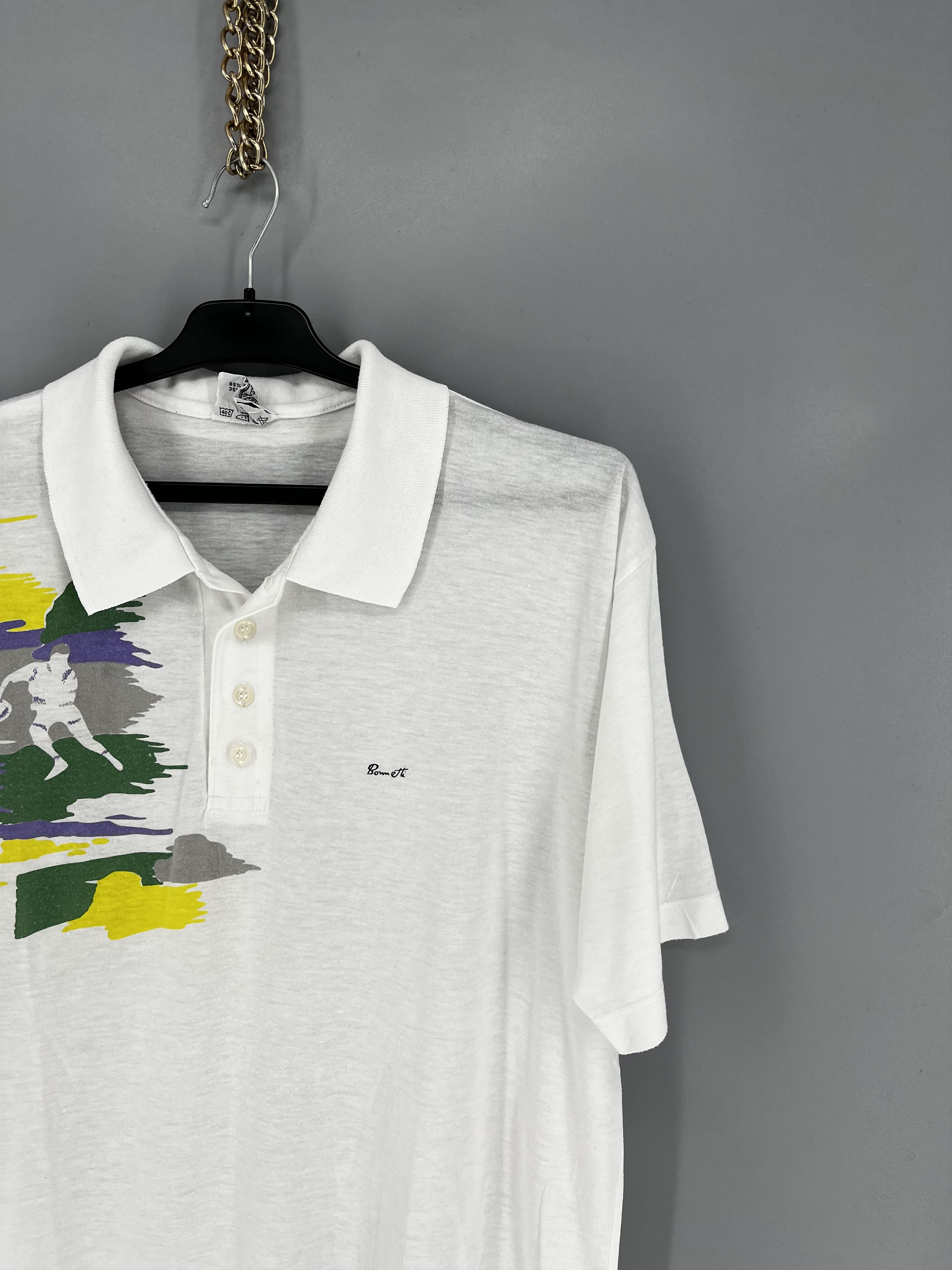 Vintage Vintage Size L Polo Tenis Shirt Polo Shirt Pattern 80s 90s Size US L / EU 52-54 / 3 - 5 Thumbnail