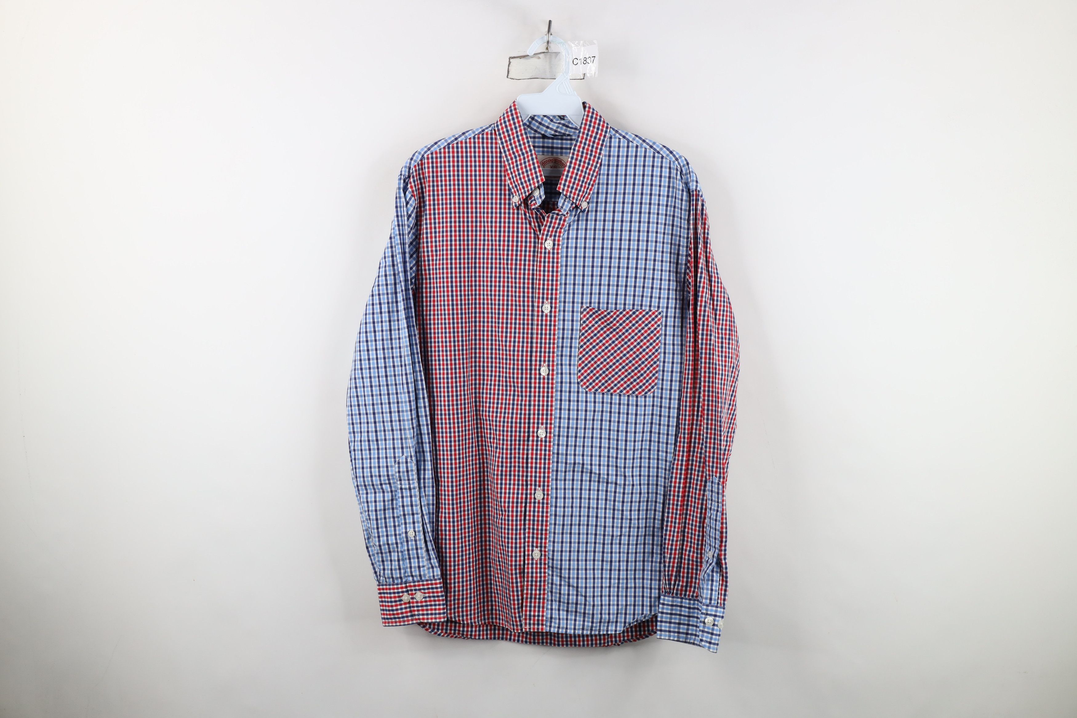 Brooks Brothers Brooks Brothers and Sew Color Block Plaid Button Down Shirt Size US XS / EU 42 / 0 - 1 Thumbnail